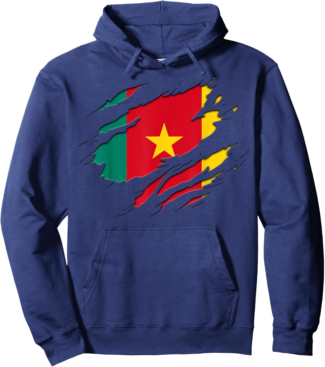 Cameroon Flag Hoodie - Hoodie | Navy