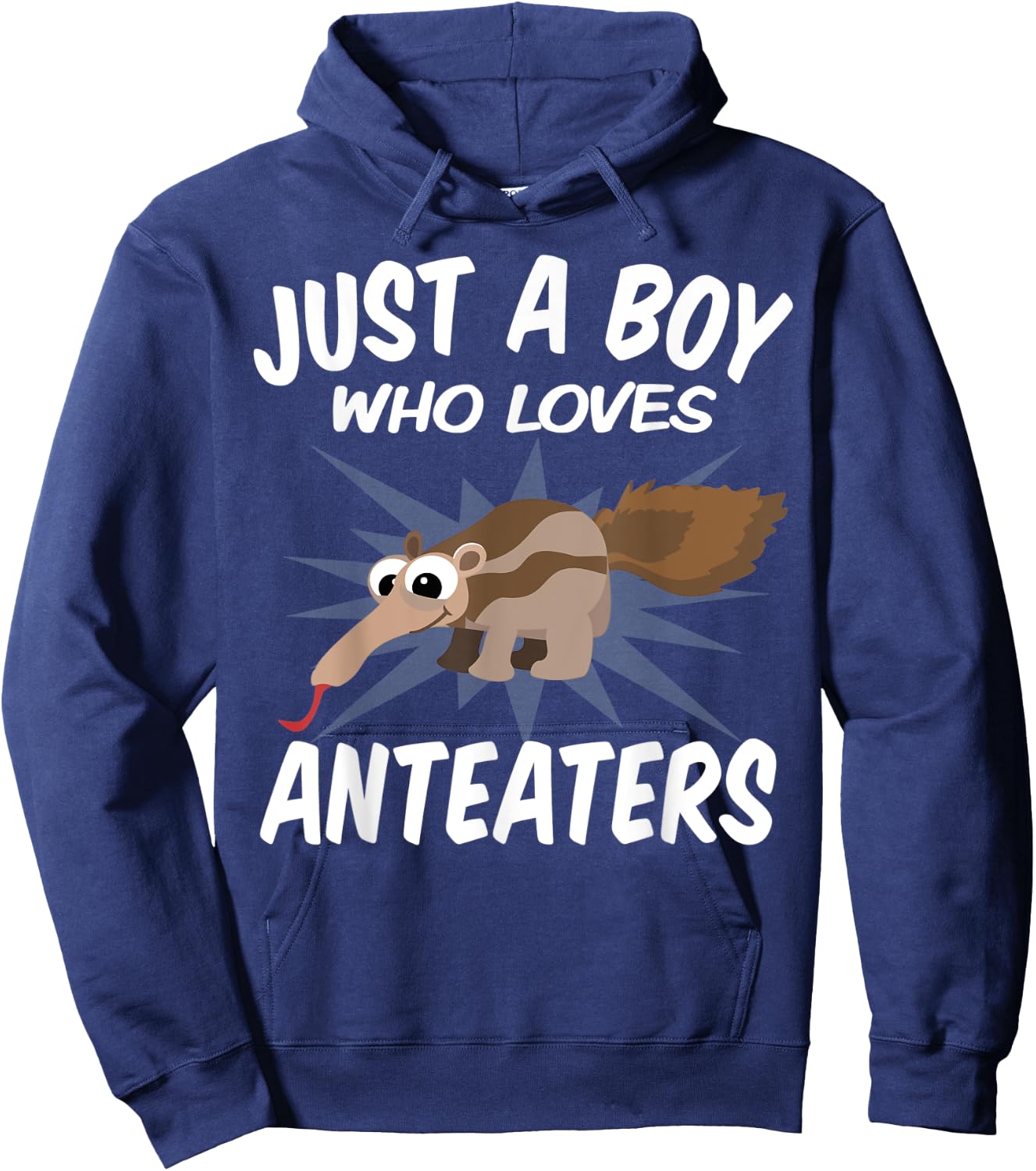 Just A Boy Who Loves Anteaters – Funny Anteater Hoodie - Hoodie | Navy