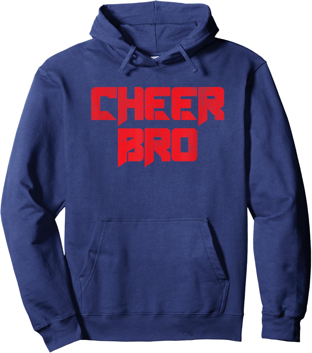 Cheer Bro Red Cheerleader Brother Hoodie - Hoodie | Navy