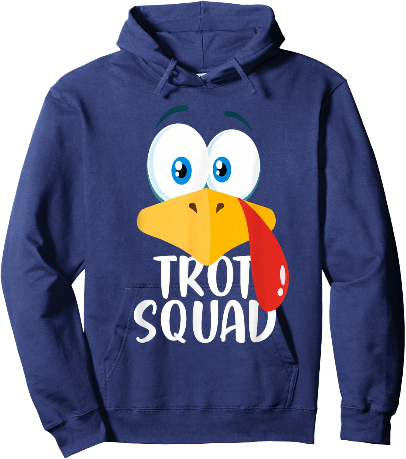 Thanksgiving Day Running Trukey Trot Squad Hoodie - Hoodie | Navy
