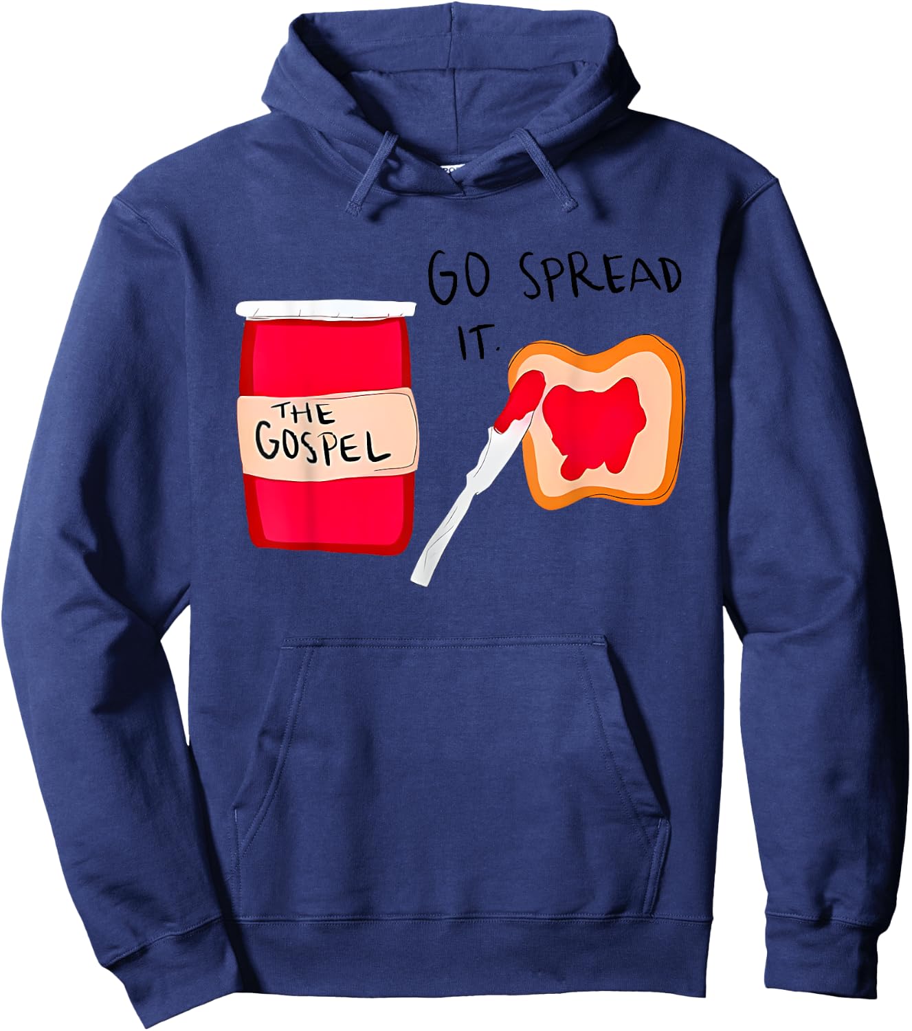 The Gospel Go Spread it Hoodie - Hoodie | Navy