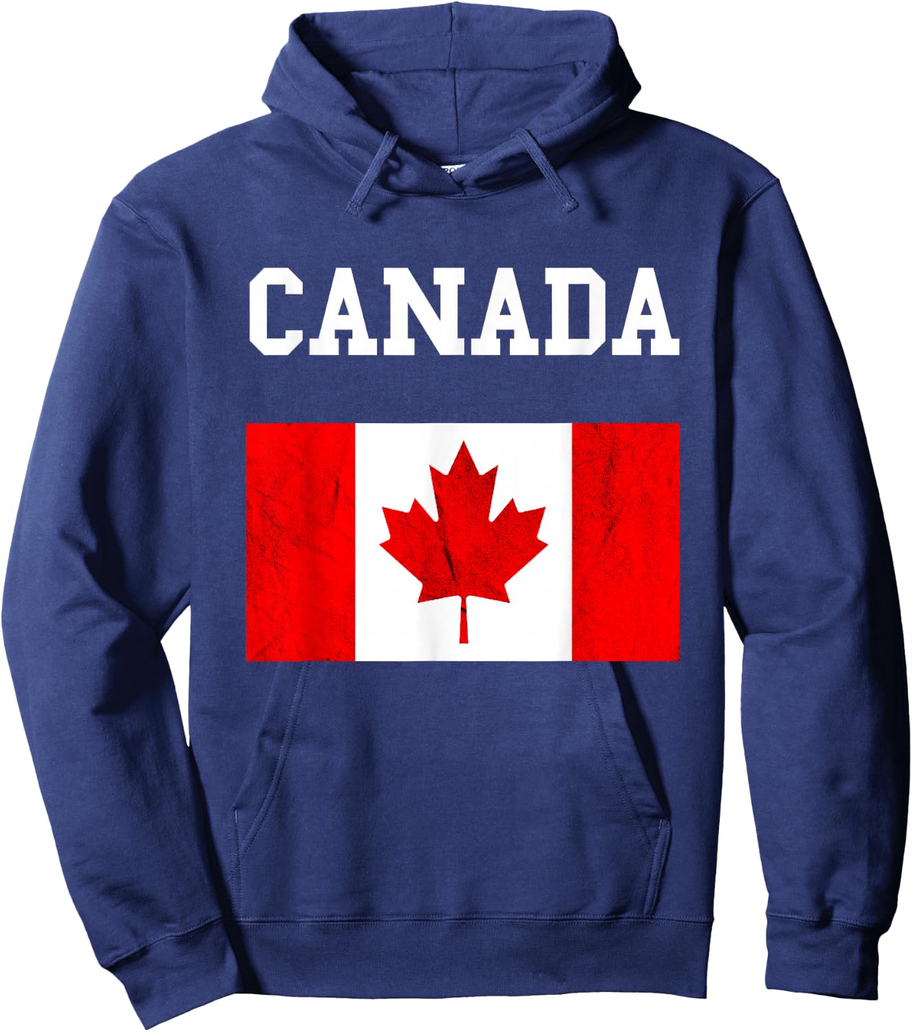 Canadian Flag Maple Leaf Canadian Flag Hoodie - Hoodie | Navy