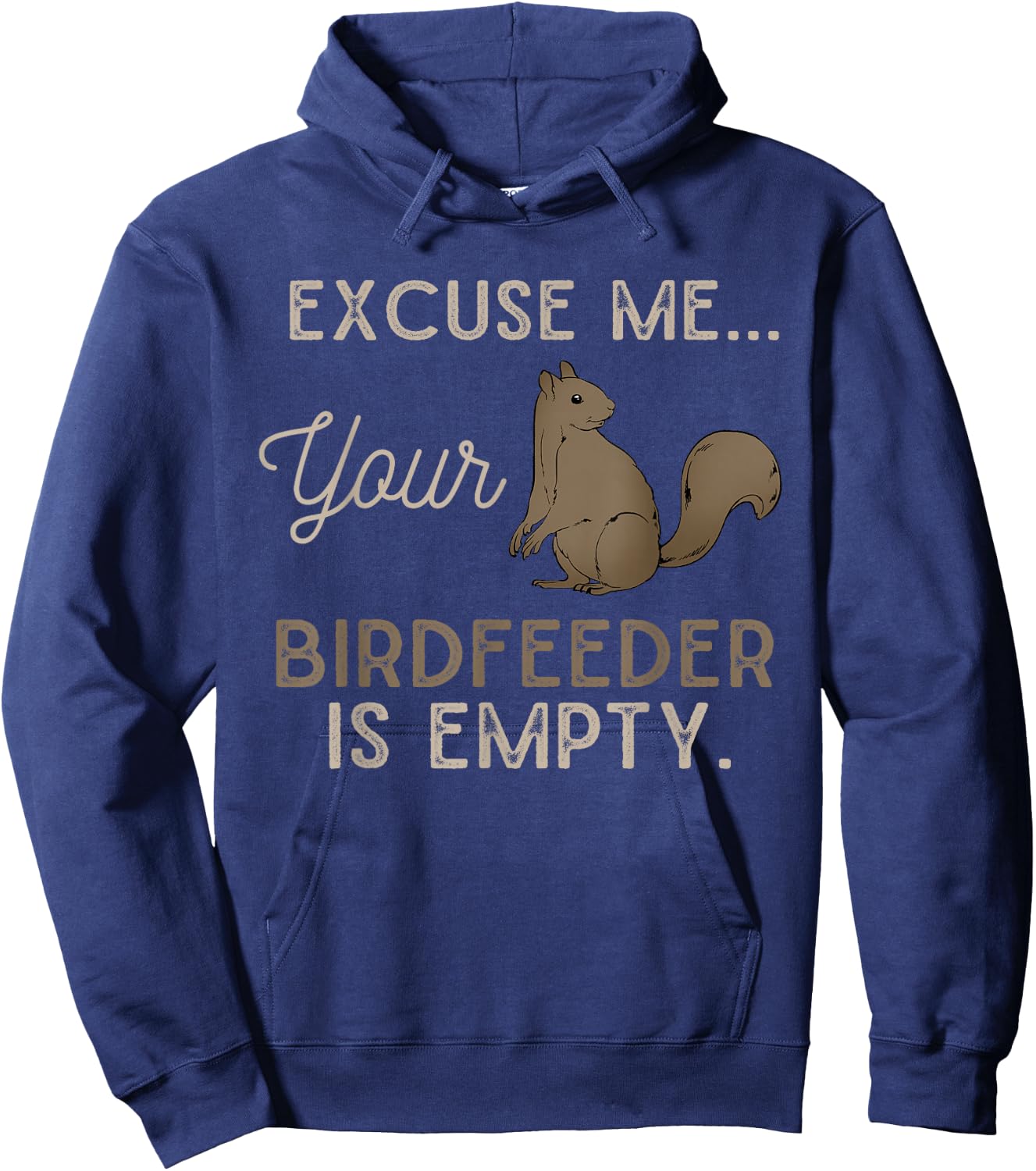 Forest Animal Lover Rodent Funny Gift Squirrel Hoodie - Hoodie | Navy