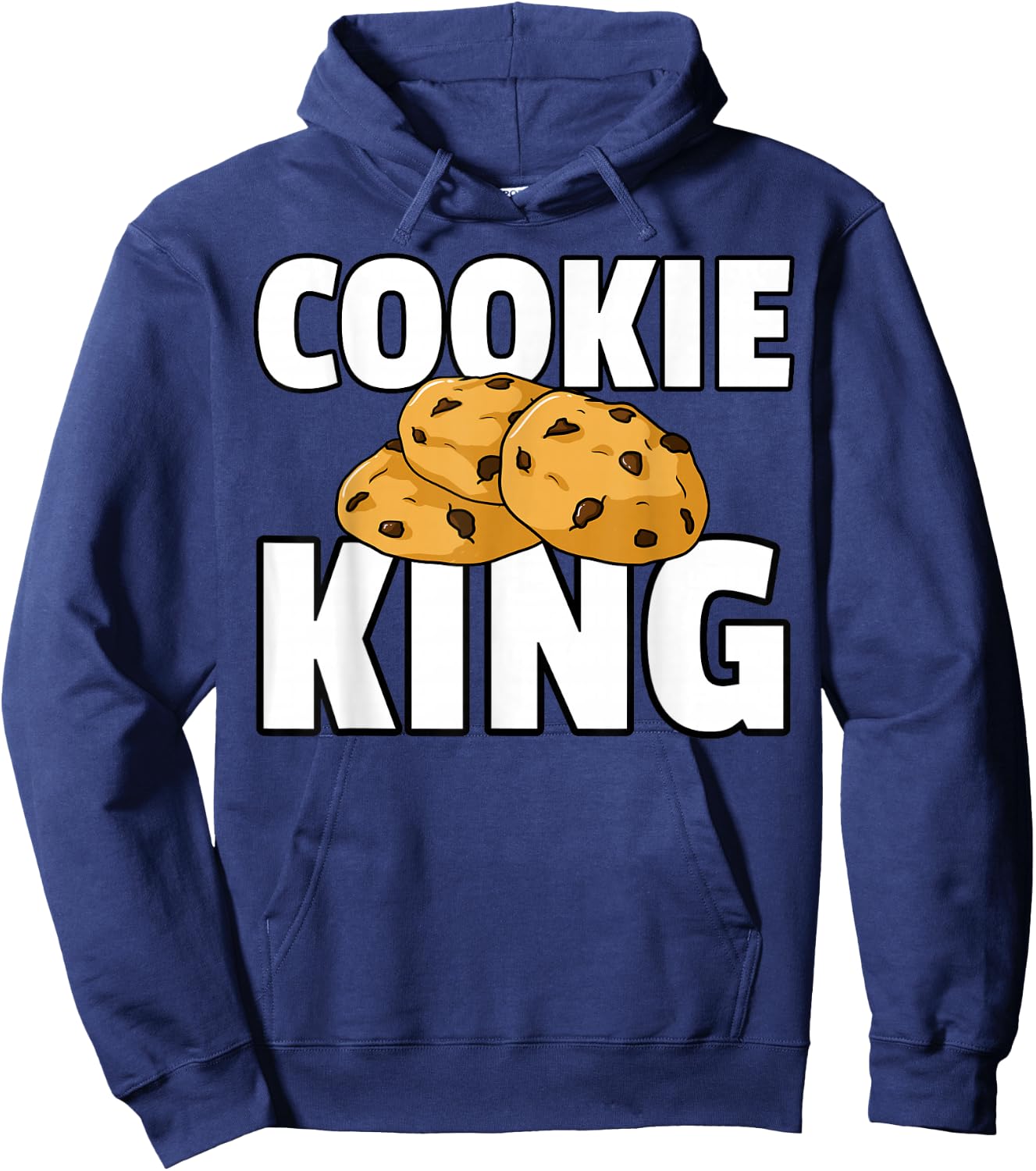 Cookie King Gift Chocolate Chip Dealer Hoodie - Hoodie | Navy