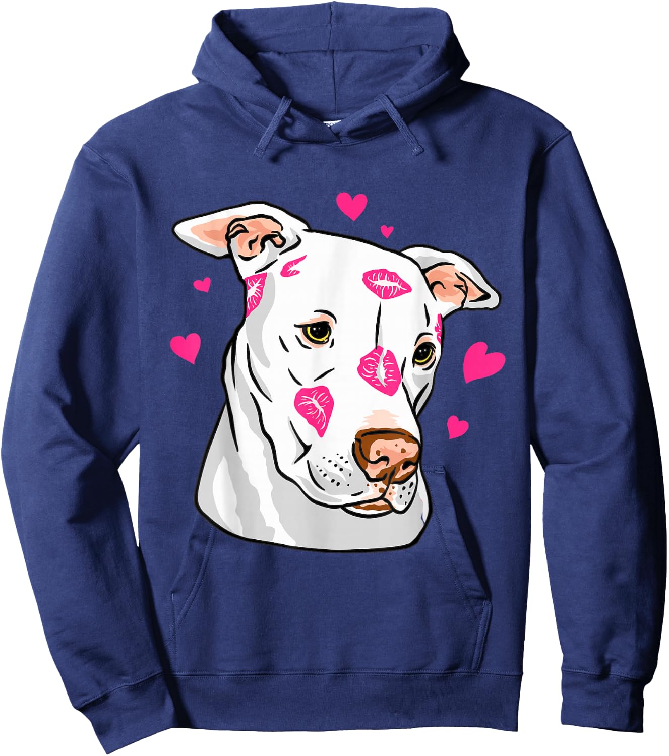 Pitbull Love Design Pitbull Moms Dads Hoodie - Hoodie | Navy