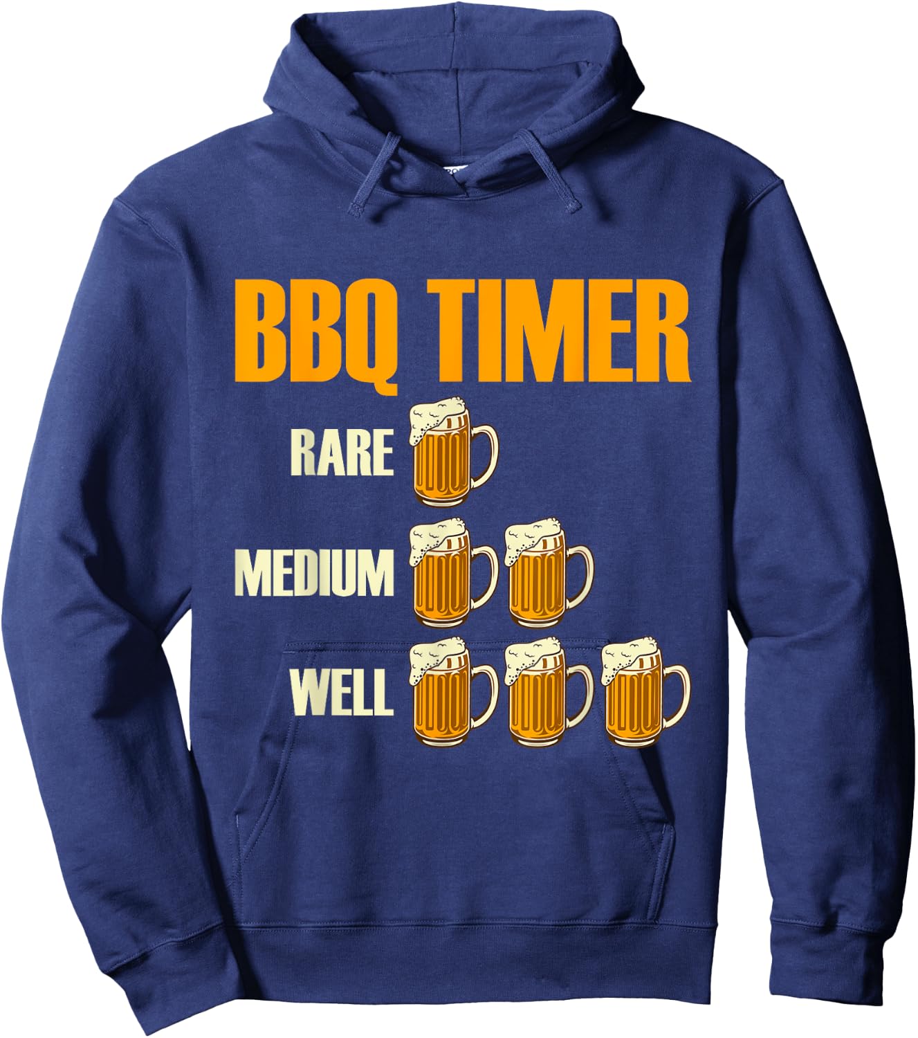 BBQ Timer Barbecue Hoodie - Hoodie | Navy