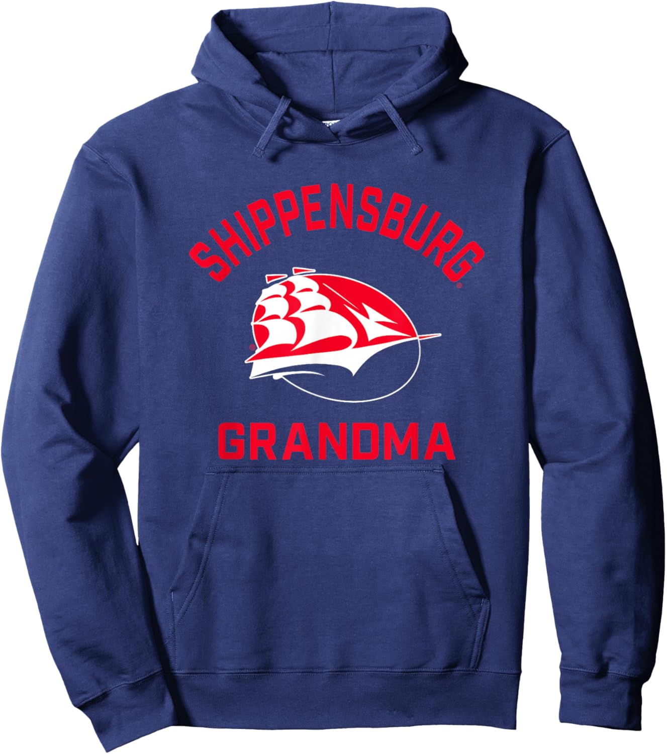 Shippensburg University Raiders Arched Grandma Hoodie - Hoodie | Navy