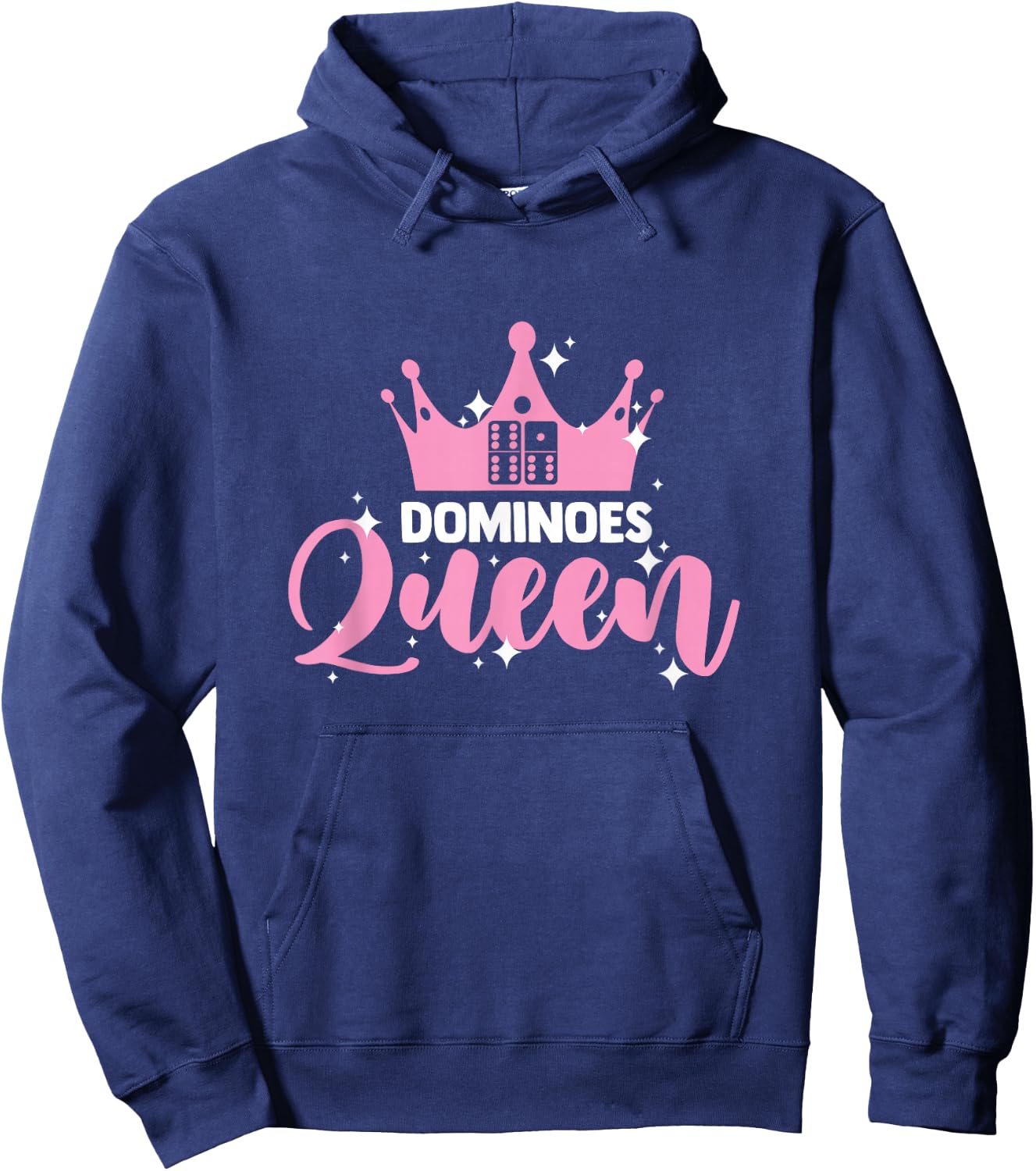 Dominoes Queen for an Domino Player Hoodie - Hoodie | Navy