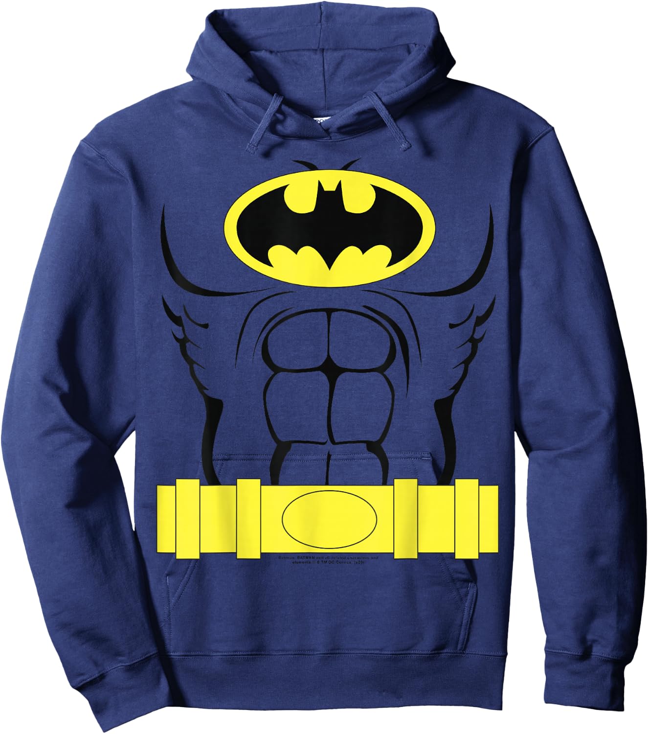 DC Comics Batman Costume Outline Small Hoodie - Hoodie | Navy