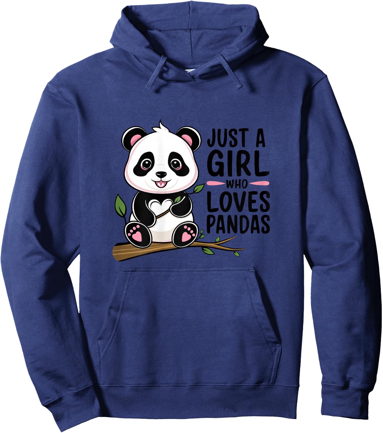 Just A Girl Who Loves Pandas Hoodie - Hoodie | Navy