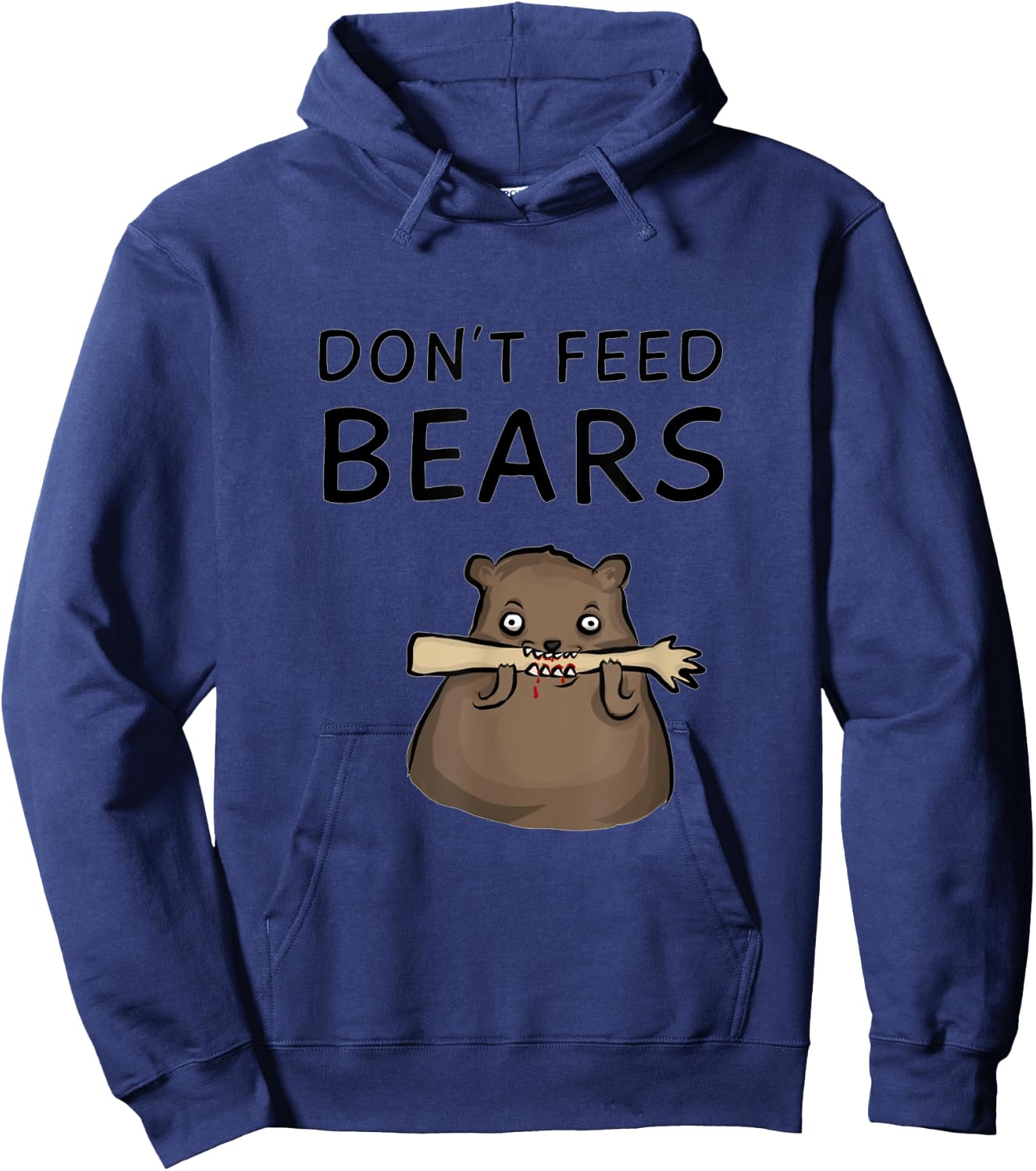Don't Feed Bears Hoodie - Hoodie | Navy