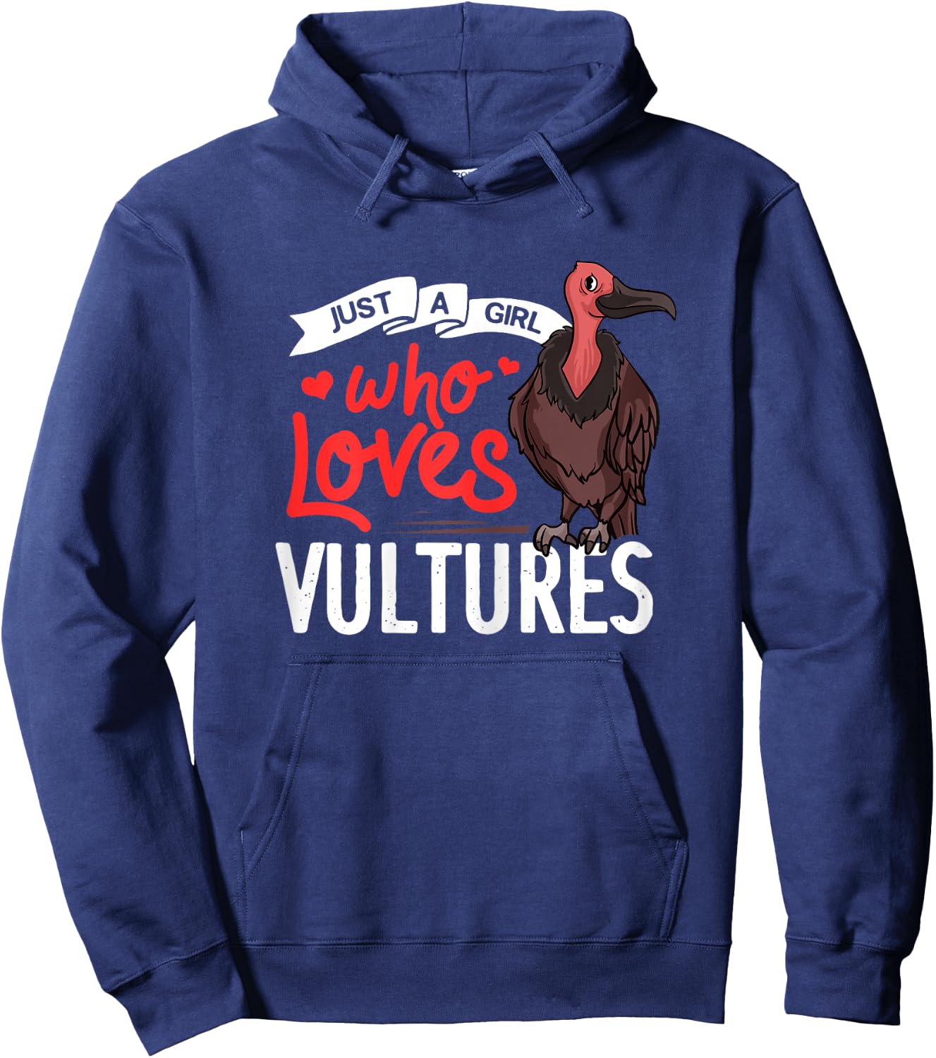 Turkey Vulture Buzzard Scavenger Bird Hoodie - Hoodie | Navy