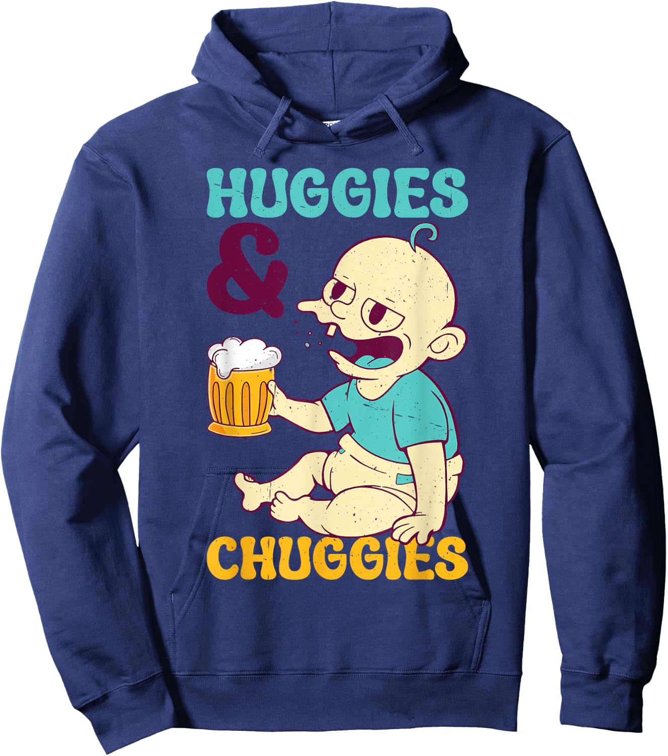 Huggies & Chuggies Hoodie - Hoodie | Navy