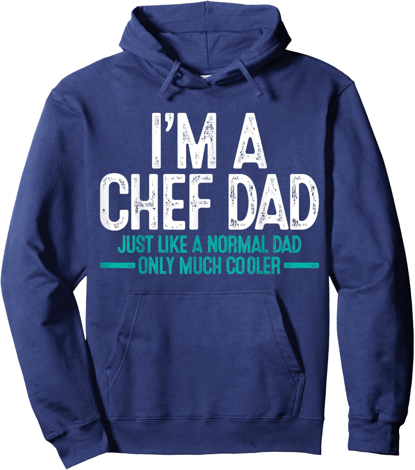 Chef Dad Daddy Cook Father's Day Gift Hoodie - Hoodie | Navy