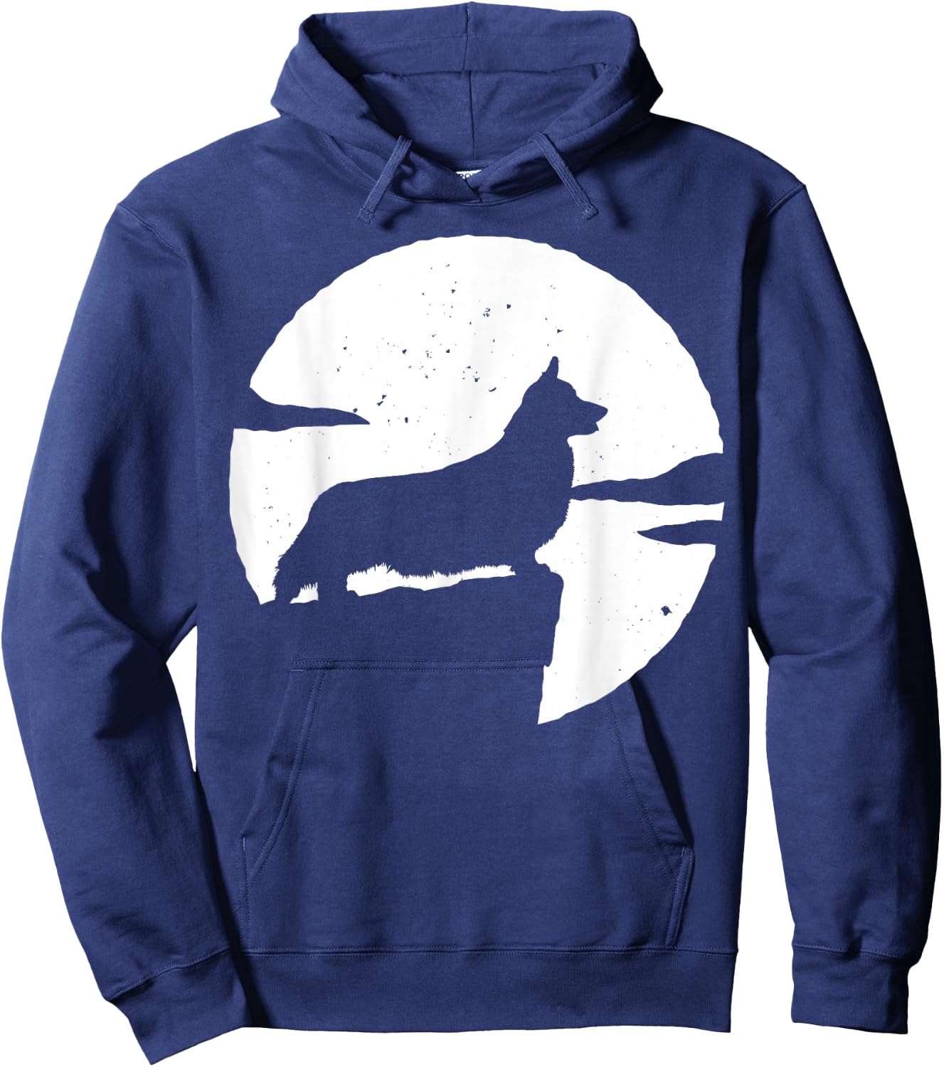 Welsh Corgi Pembroke Welsh Corgi Cardigan Hoodie - Hoodie | Navy