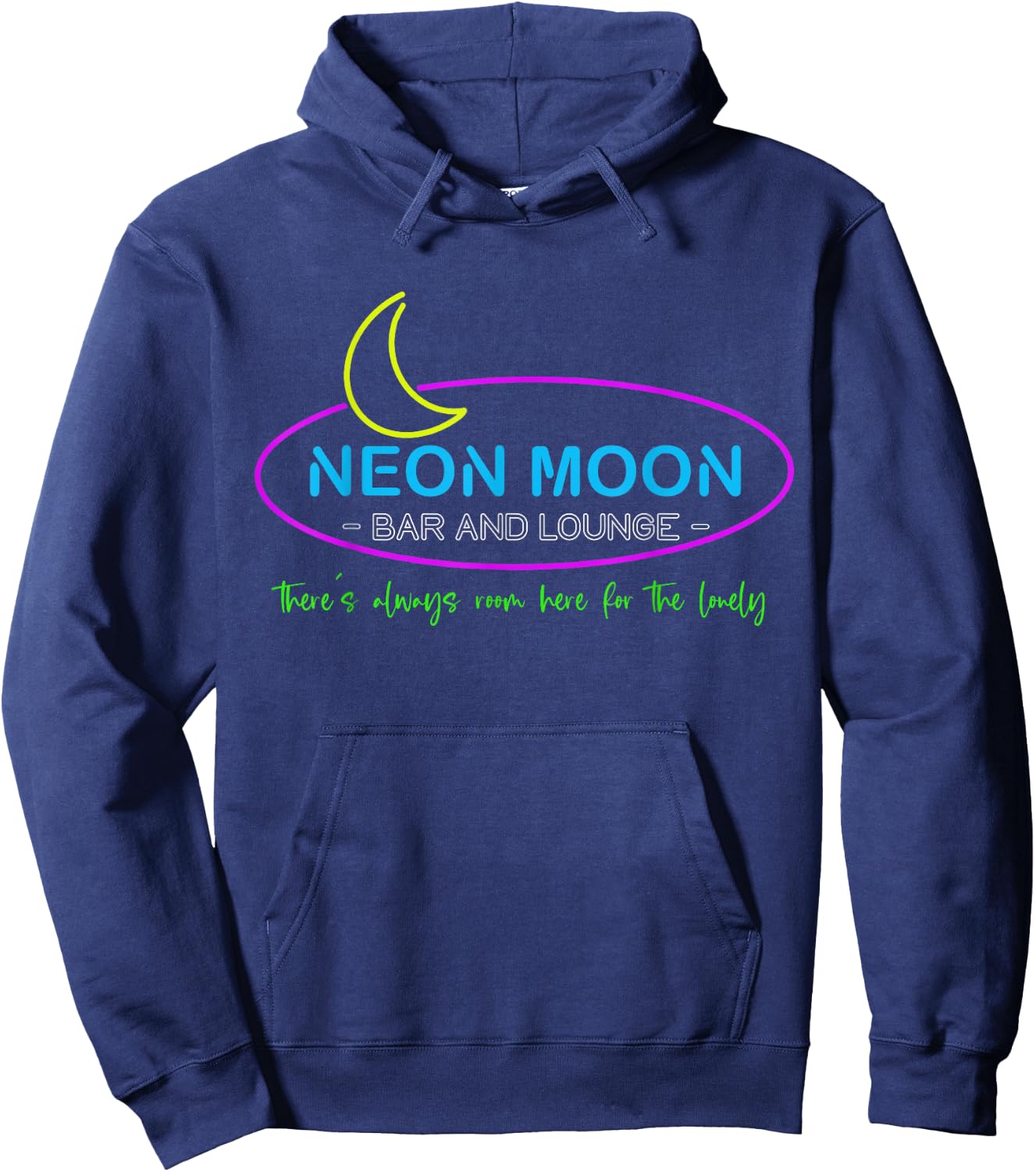 Neon Moon 90s Country Hoodie - Hoodie | Navy