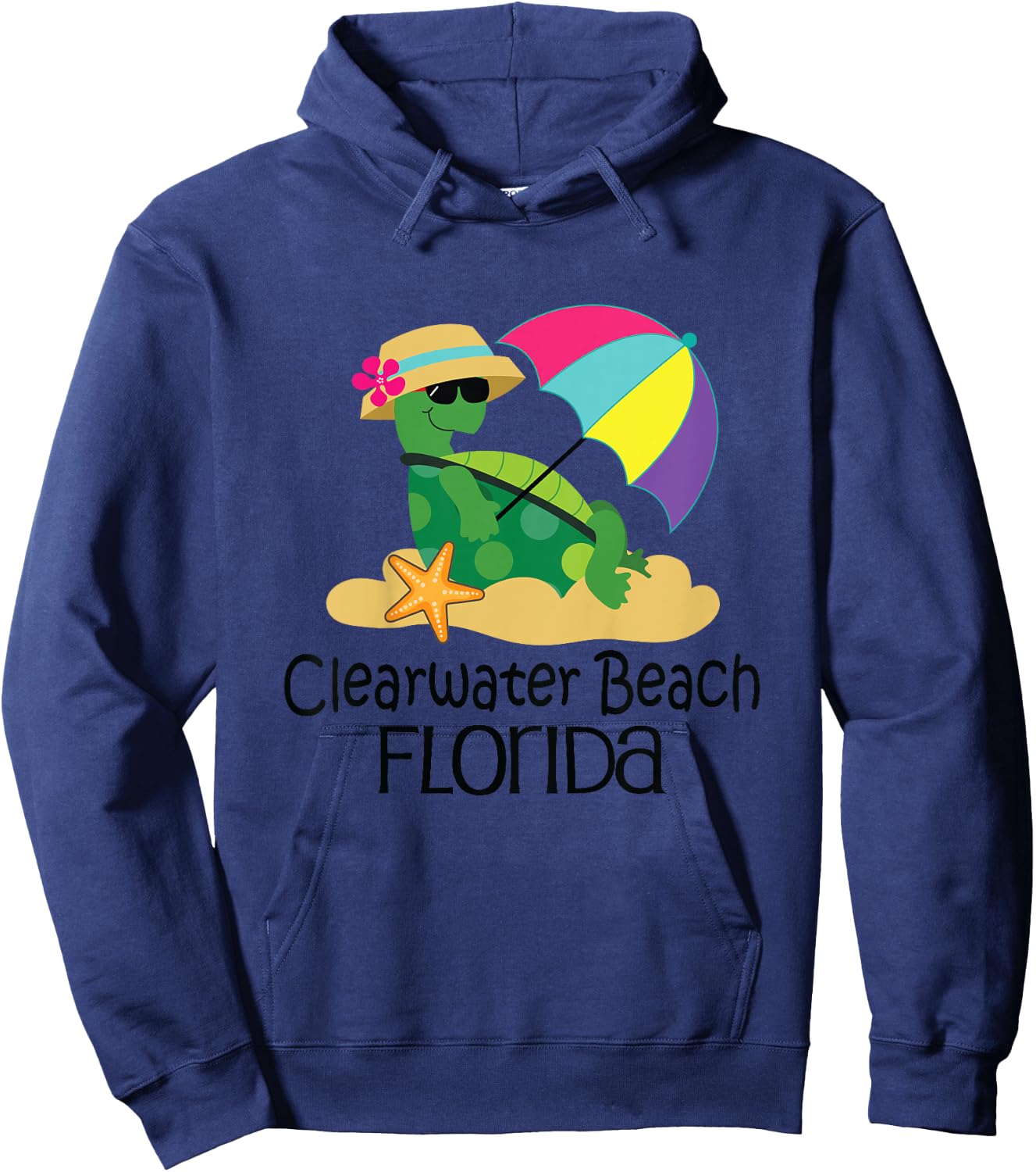 Clearwater Beach Florida Hoodie - Hoodie | Navy