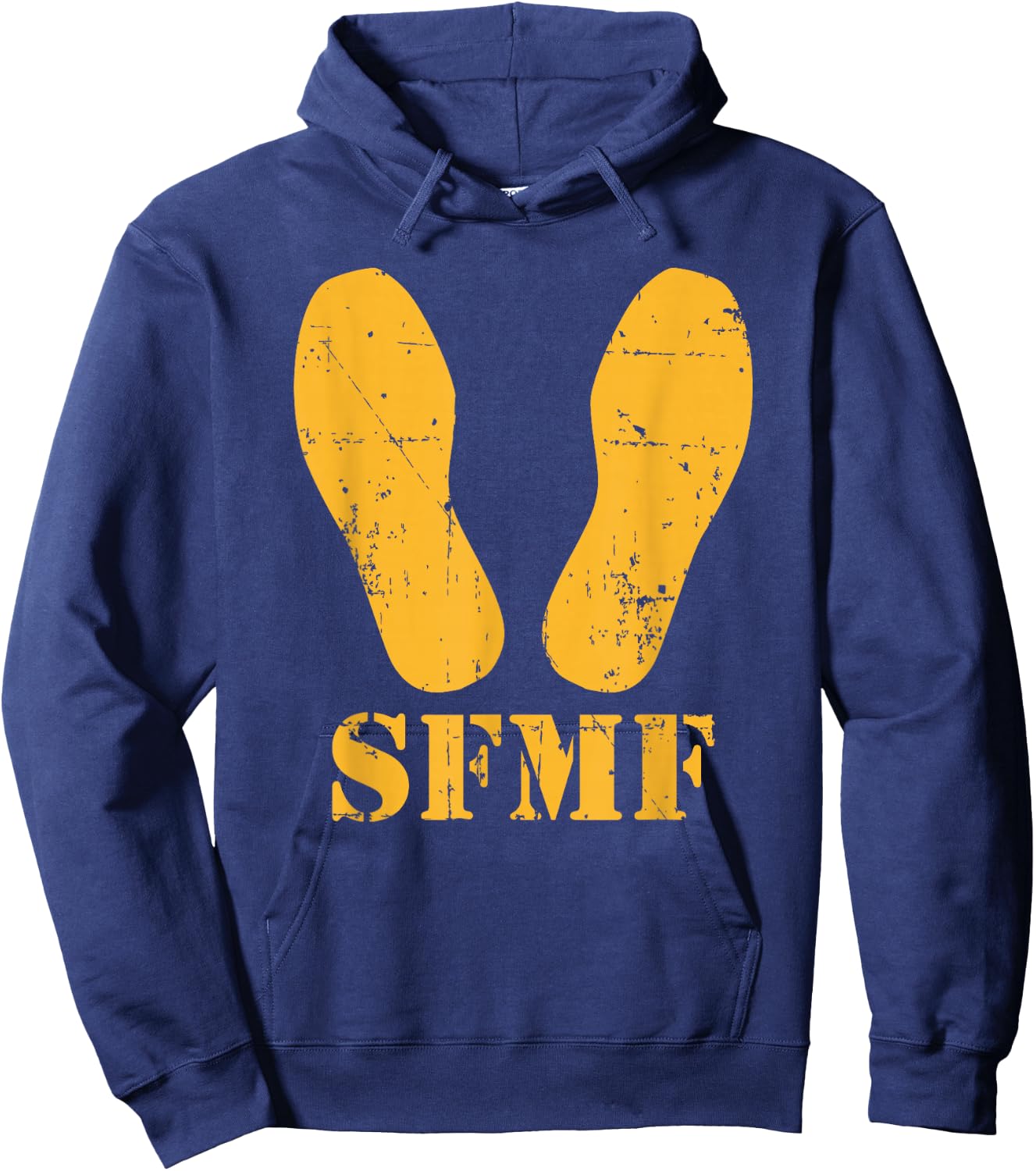 Yellow Footprints - SFMF Hoodie - Hoodie | Navy