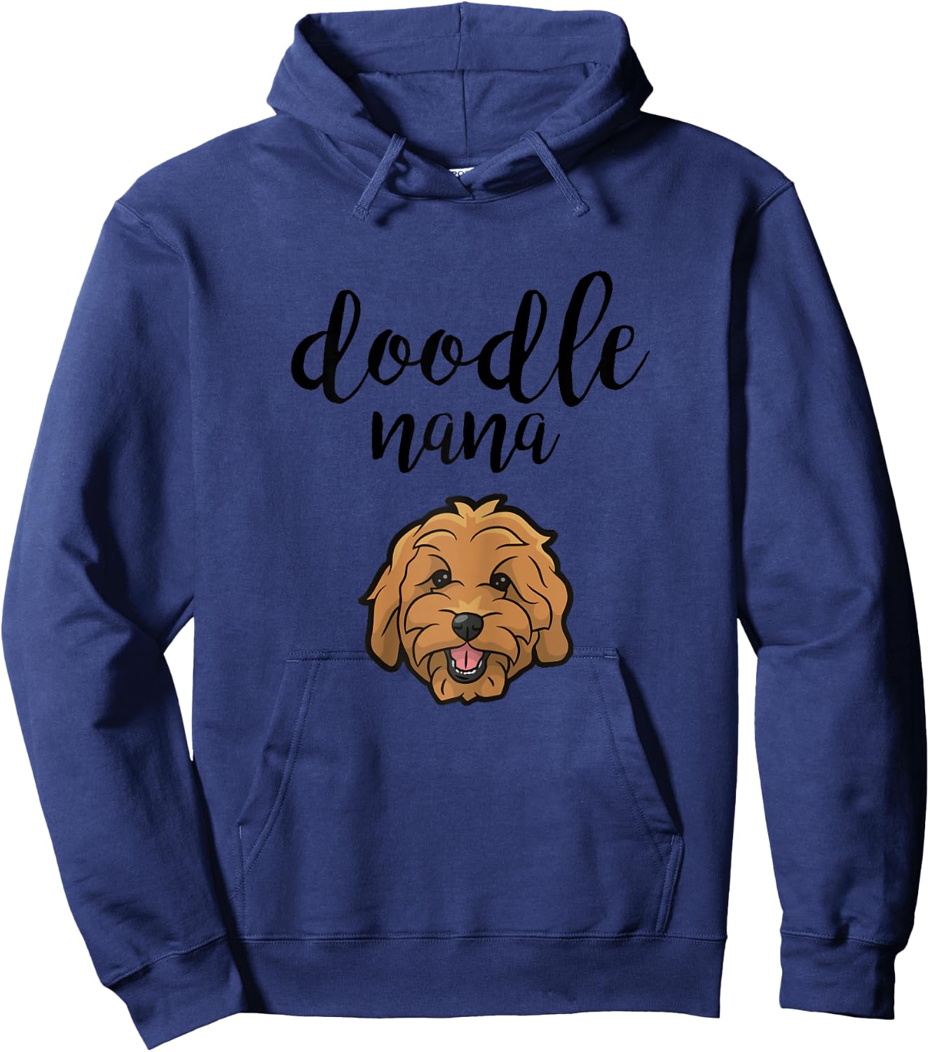 Goldendoodle Nana - Doodle Grandma Cute Dog Hoodie - Hoodie | Navy