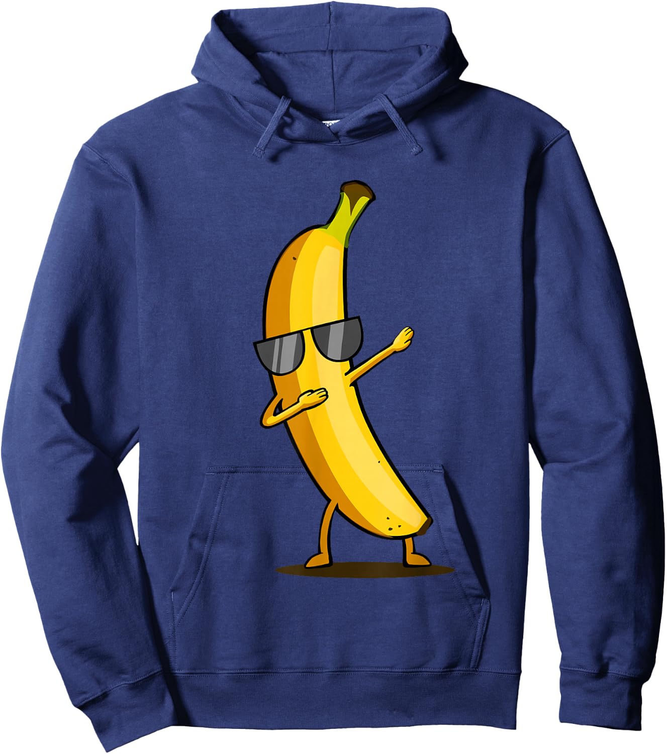 Dabbing Yellow Banana - Dab Funny Dancing Fruit Hoodie - Hoodie | Navy