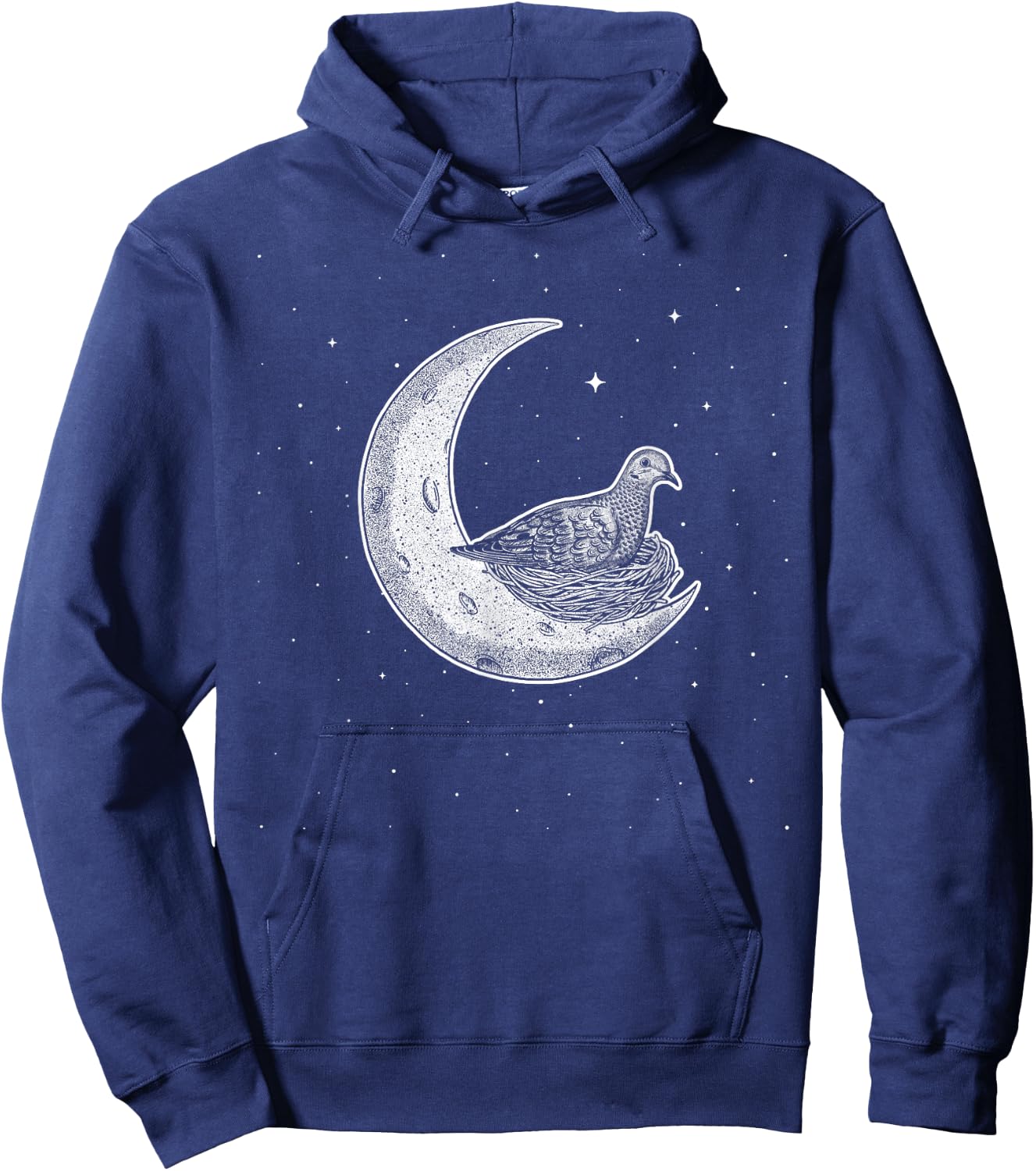 Mourning Dove in Crescent Moon Hoodie - Hoodie | Navy