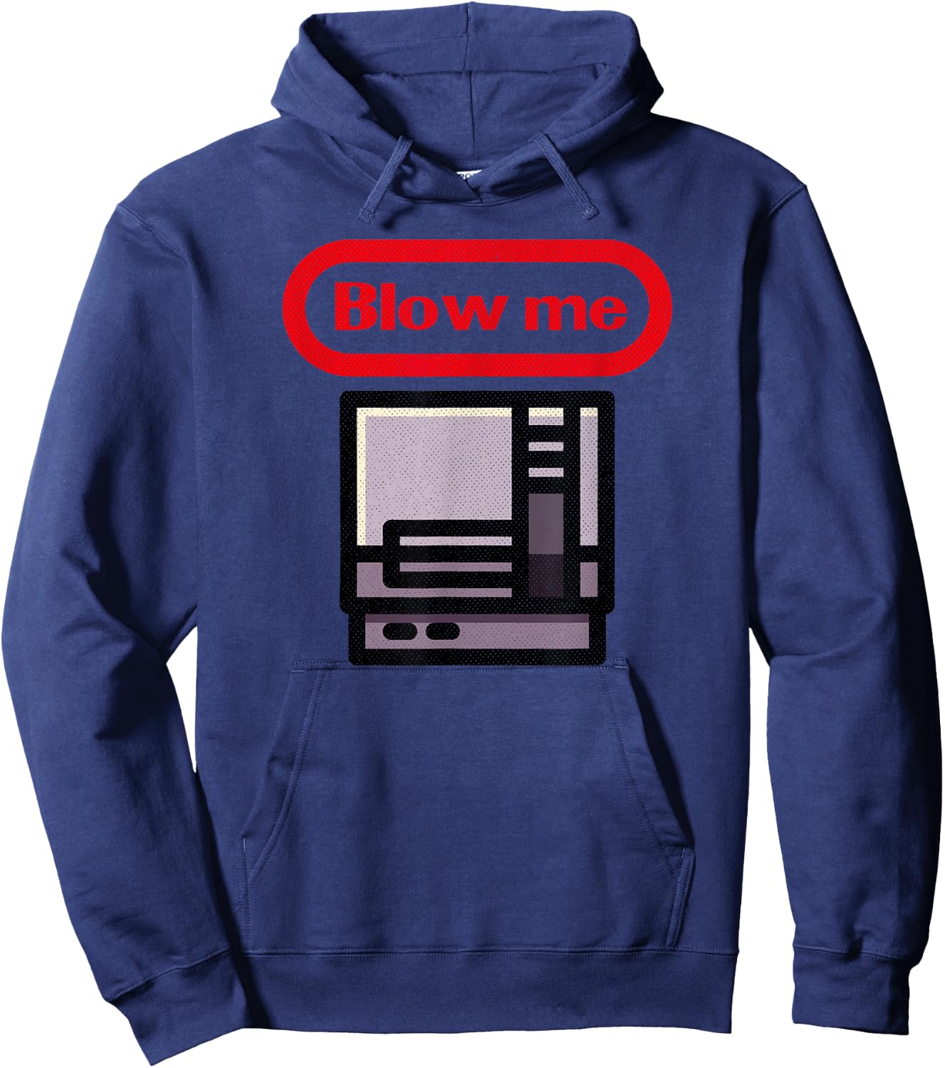 80s Retro Video Game Vintage Old School Gamer Hoodie - Hoodie | Navy