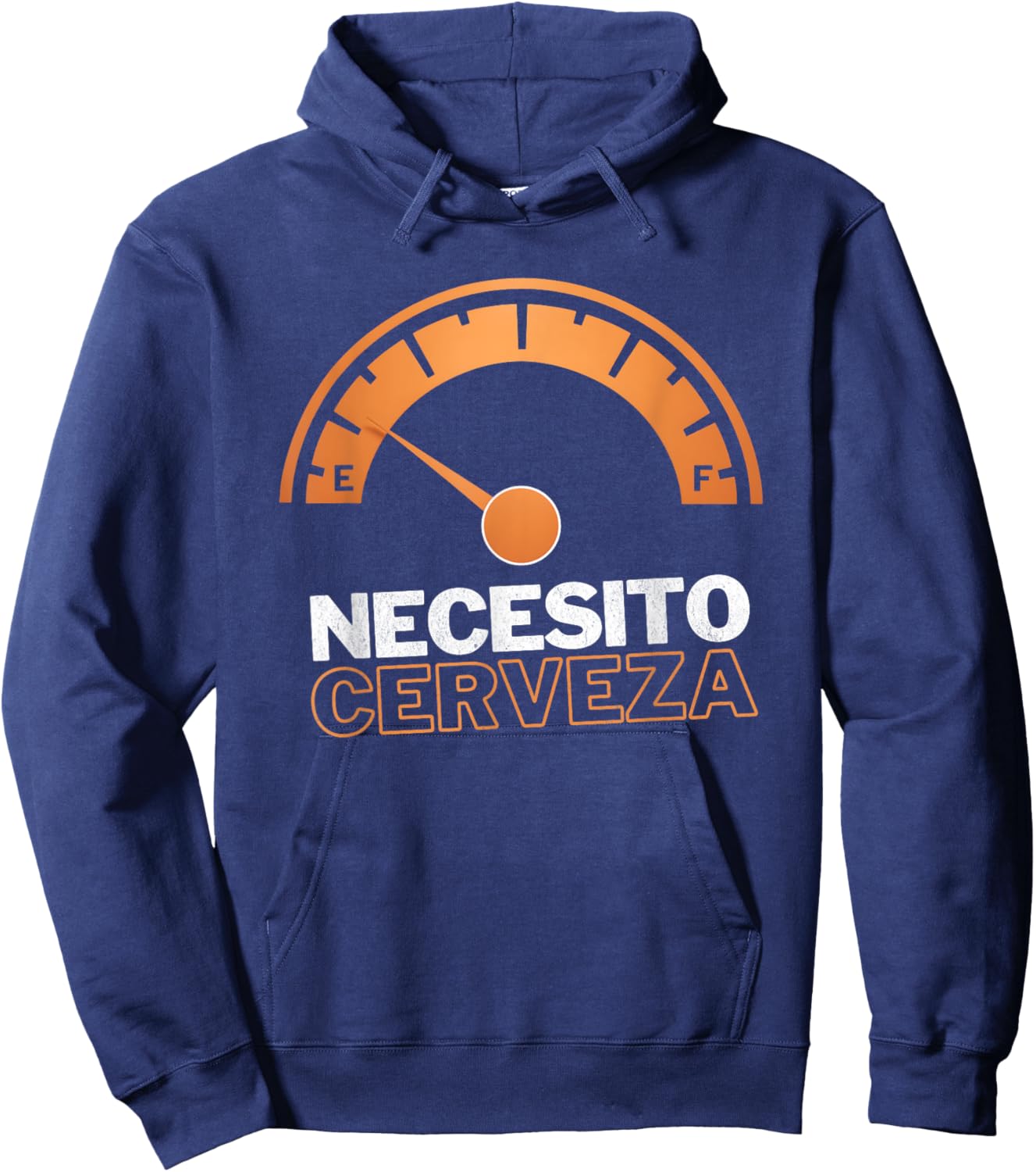 Necesito Cerveza Funny Spanish Beer Lover Hoodie - Hoodie | Navy