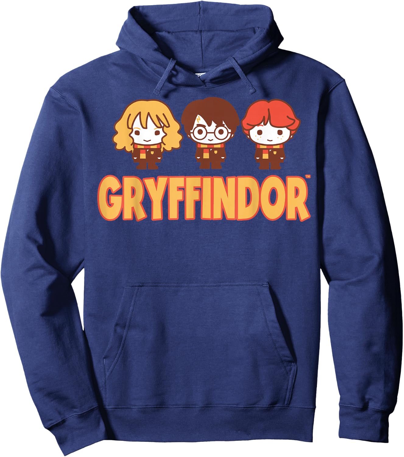 Harry Potter Gryffindor Chibi Trio Small Hoodie - Hoodie | Navy