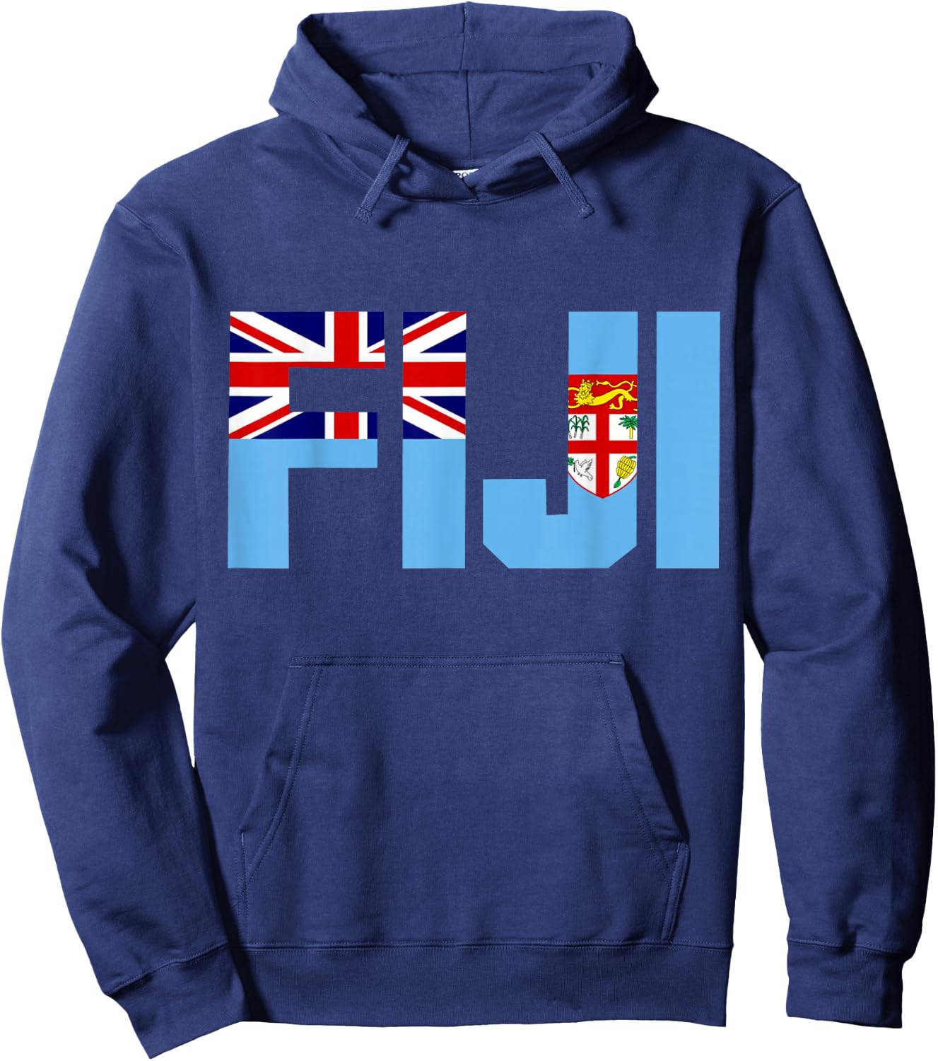 Fiji Islands Pride Fijian Flag Souvenir Hoodie - Hoodie | Navy