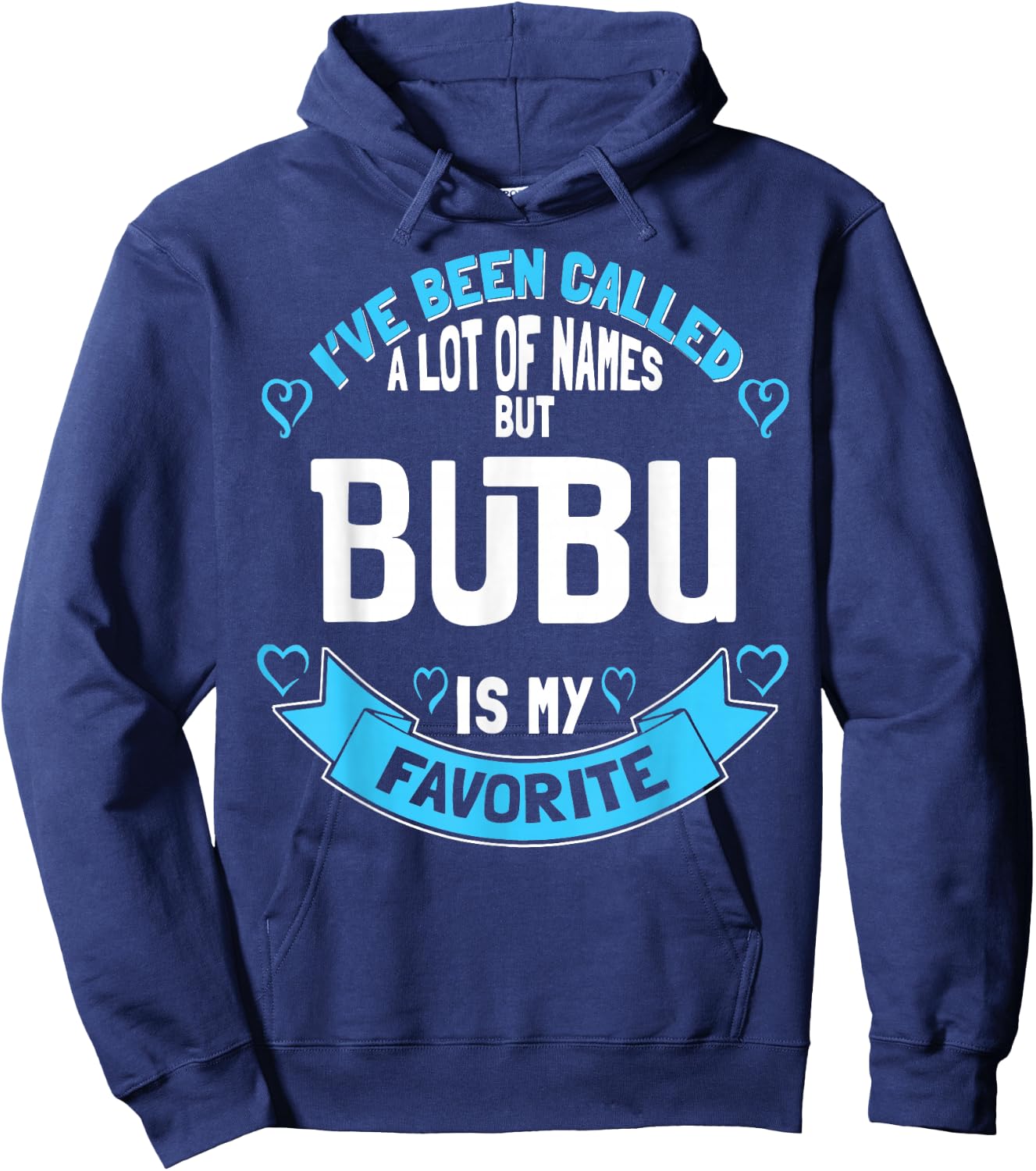 Cute Bubu for Grandmother - Gift Bubu! Hoodie - Hoodie | Navy
