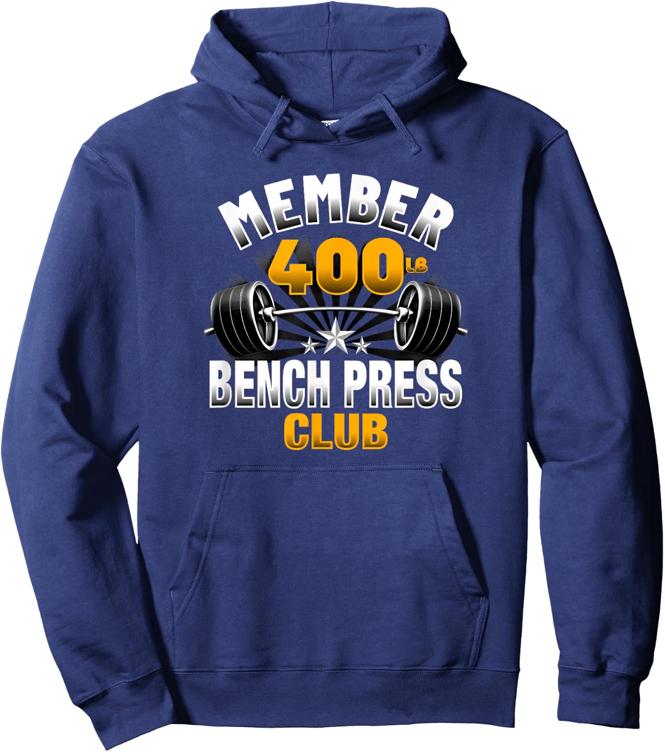 400 Pound Bench Press Club Hoodie - Hoodie | Navy