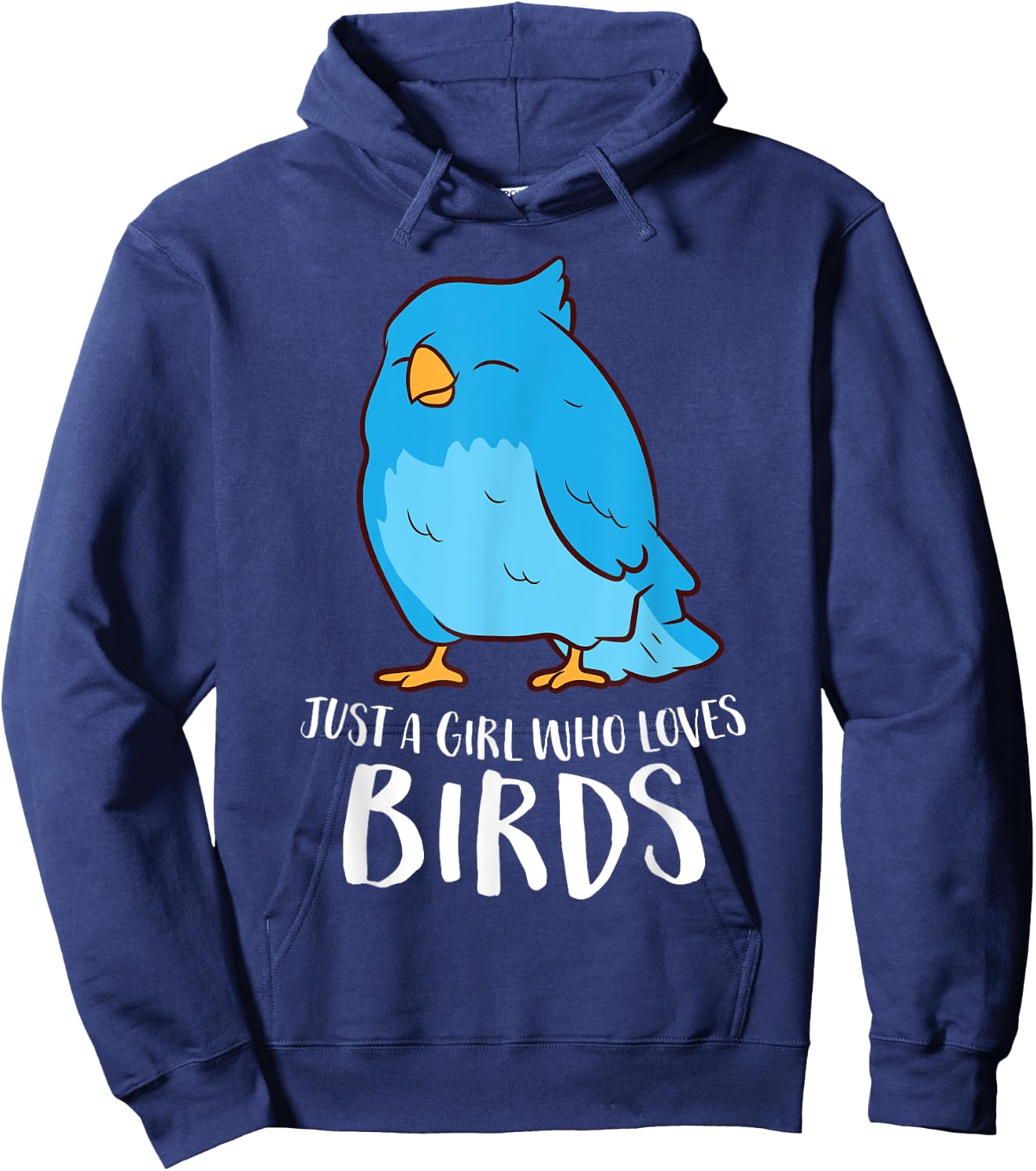 Birds Girl Just A Girl Who Loves Birds Hoodie - Hoodie | Navy
