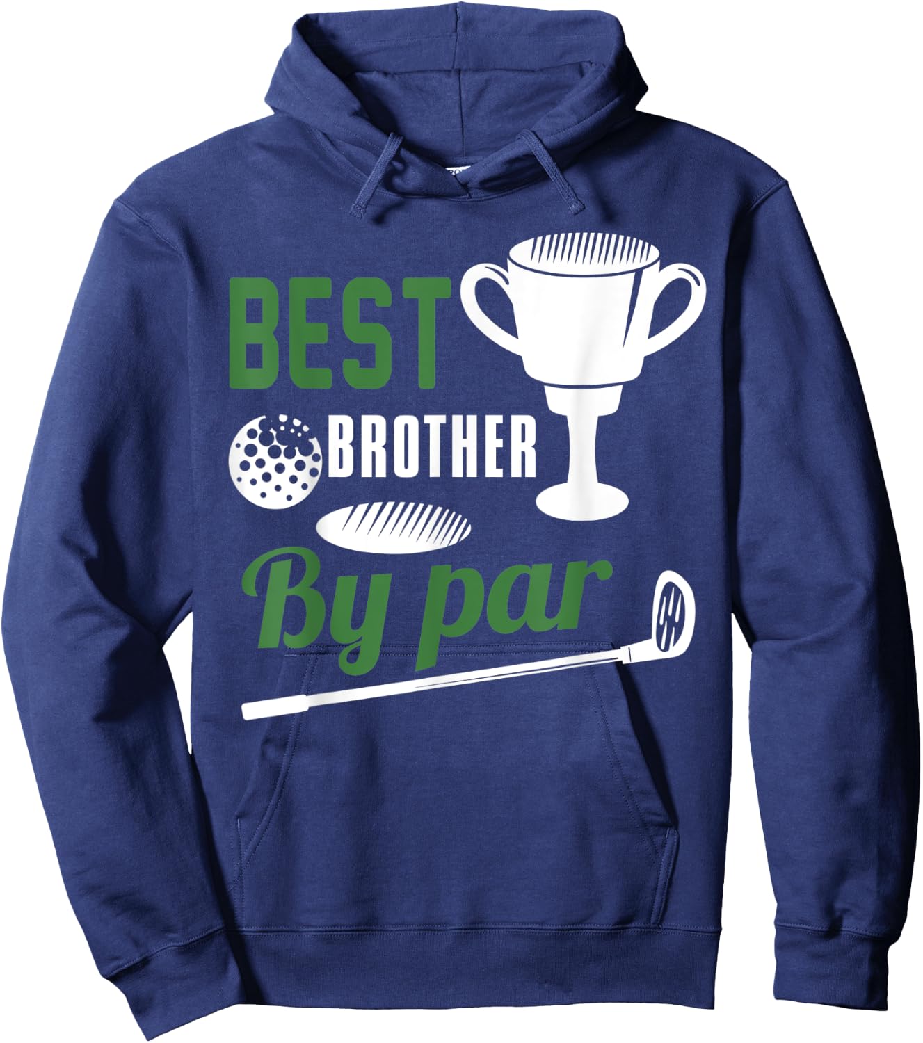 Best brother By Par Golf Golfer Gift Hoodie - Hoodie | Navy