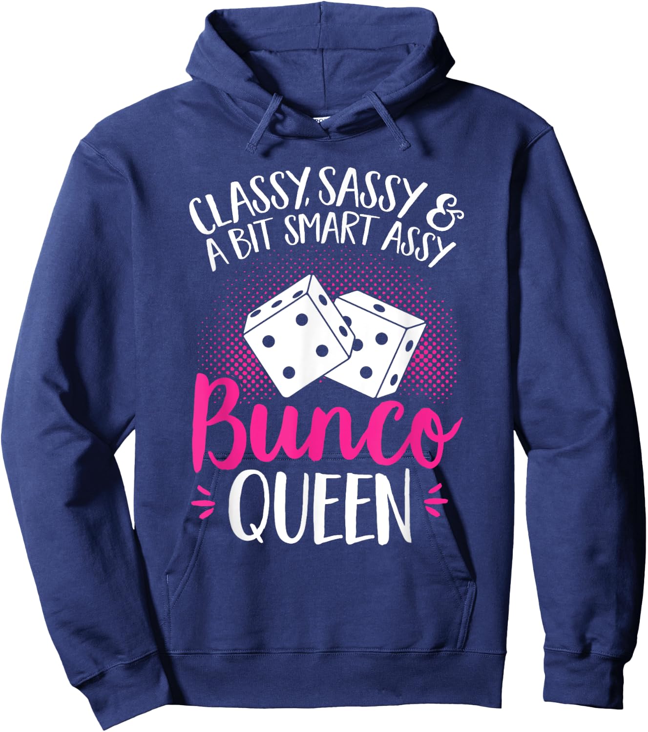 Bunco Game Bunco Queen Hoodie - Hoodie | Navy