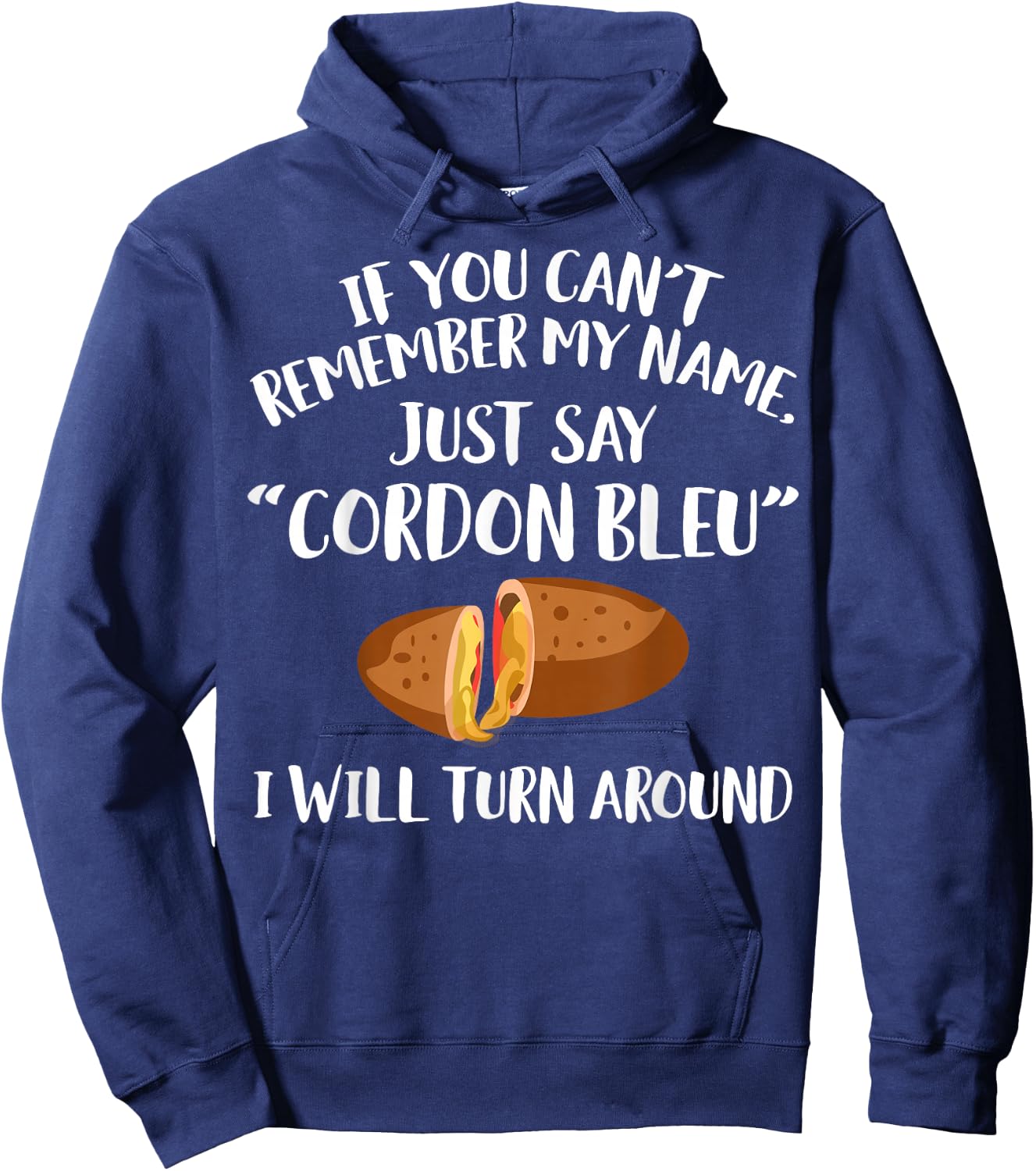 Cordon Bleu Apparel - Funny Bleus Lover Design Hoodie - Hoodie | Navy