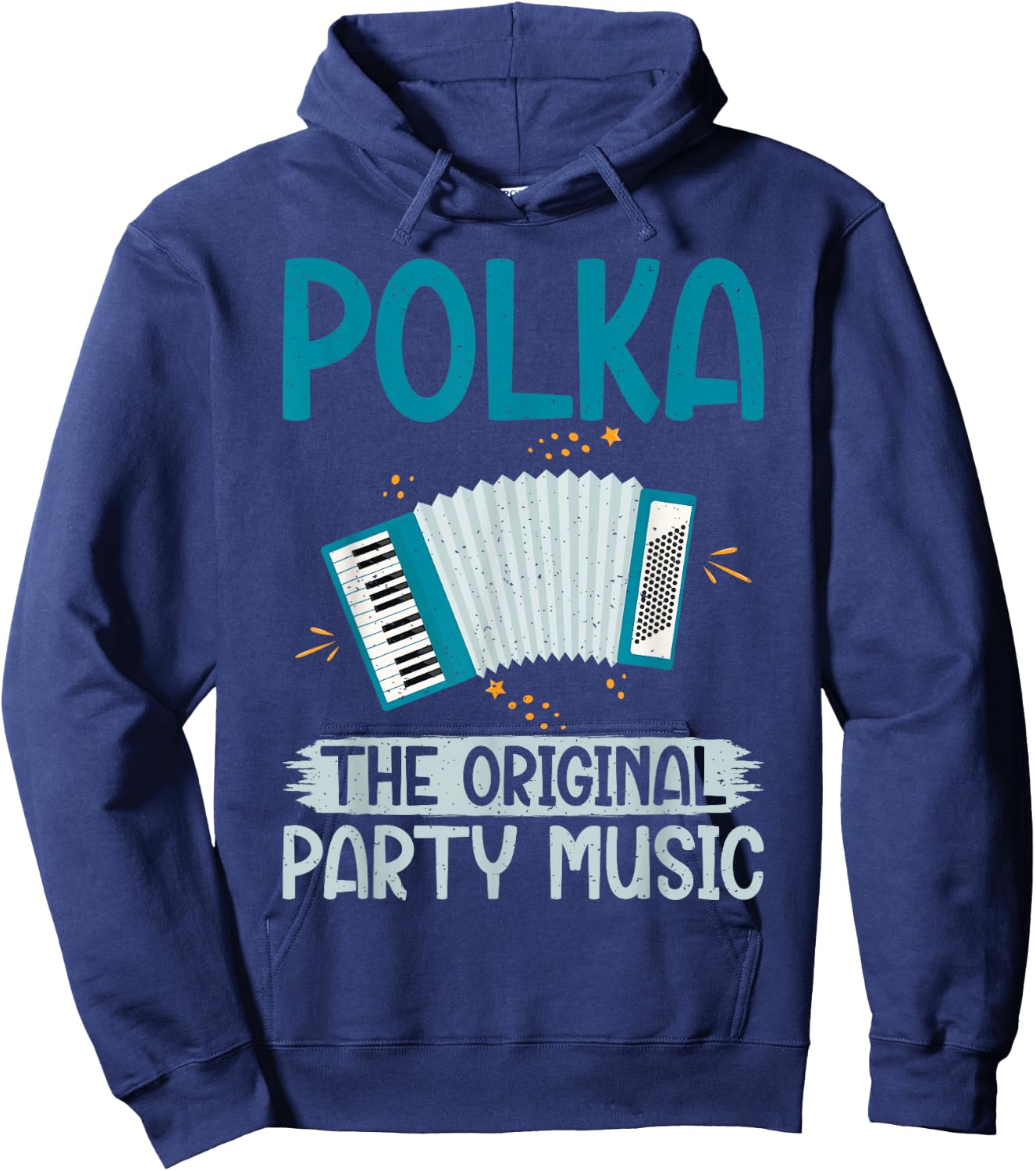 Polka the original Party Music Polish Polka Hoodie - Hoodie | Navy