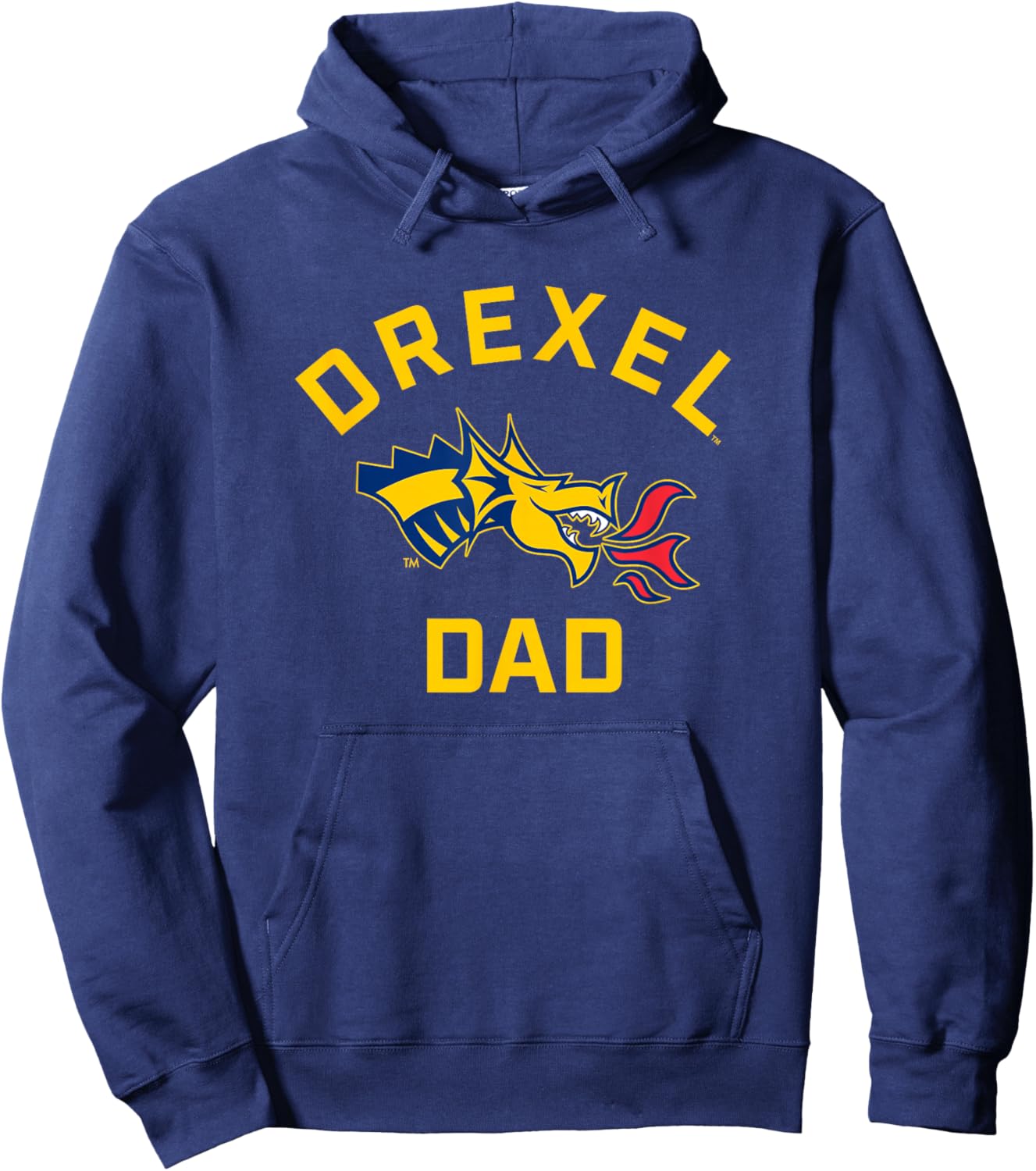 Drexel University Dragons Arched Dad Hoodie - Hoodie | Navy