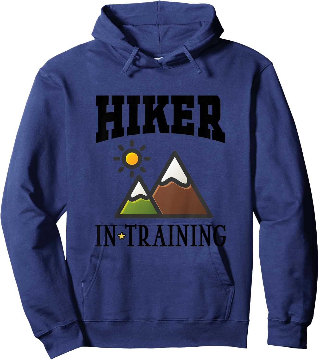 Future Hiker in Training Cute Hiking Hoodie - Hoodie | Navy
