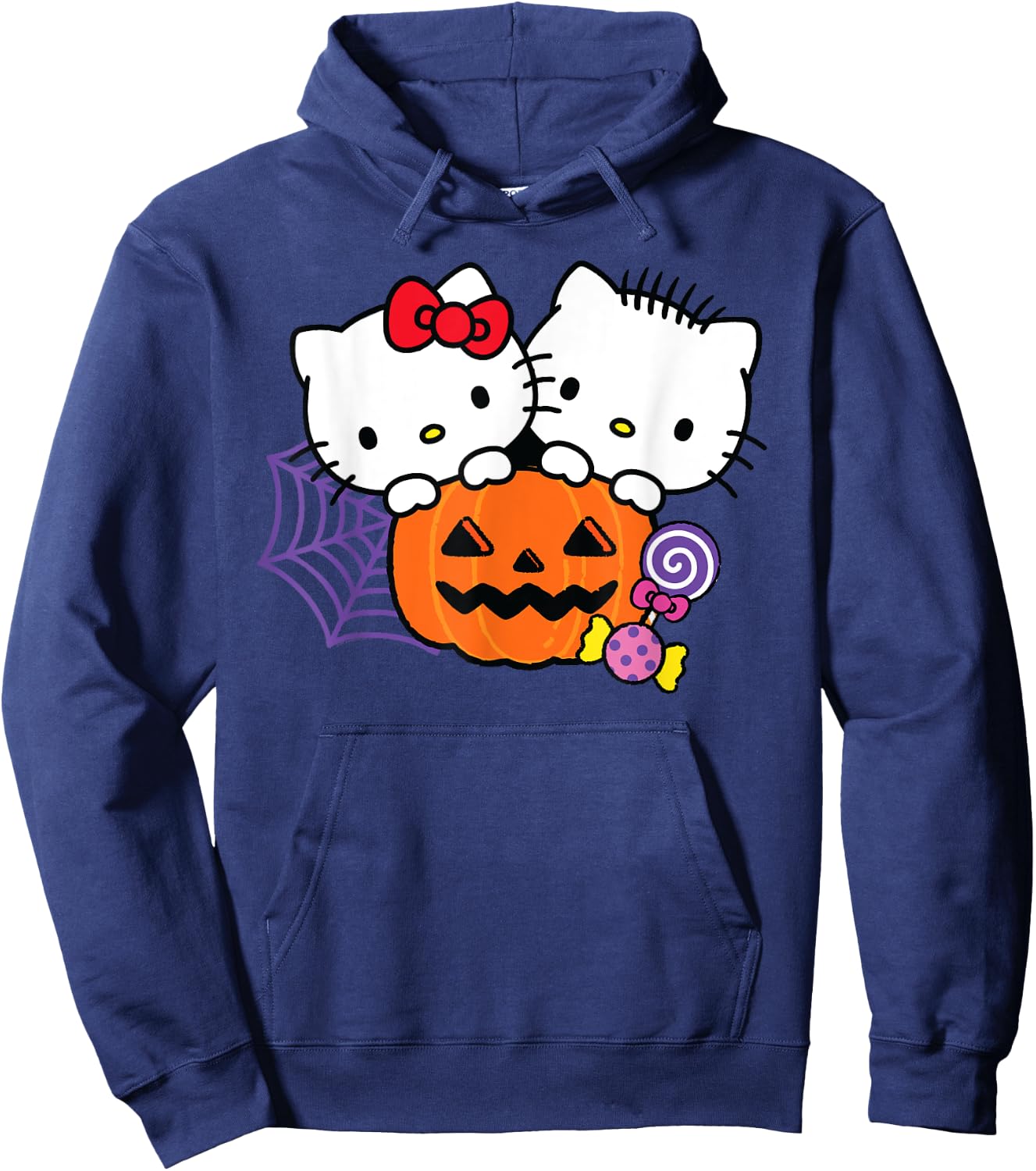 Hello Kitty Dear Daniel Perfect Pair Halloween Hoodie - Hoodie | Navy