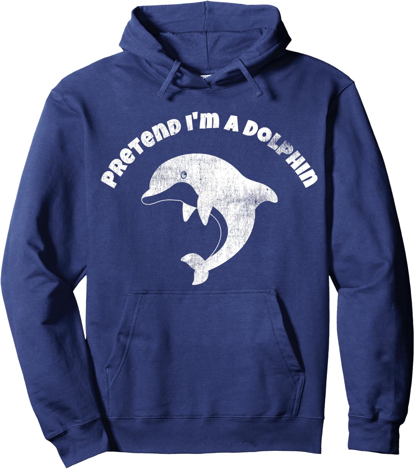 Pretend I'm A Dolphin - Easy Halloween Costume Hoodie - Hoodie | Navy