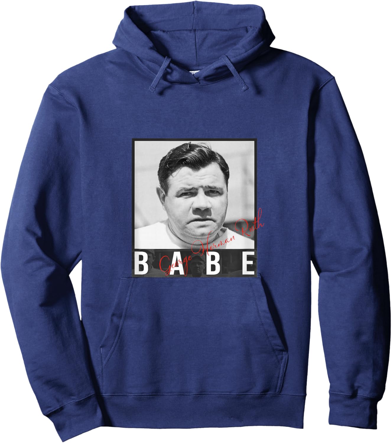 Baseball_Babe Ruth_001 Hoodie - Hoodie | Navy