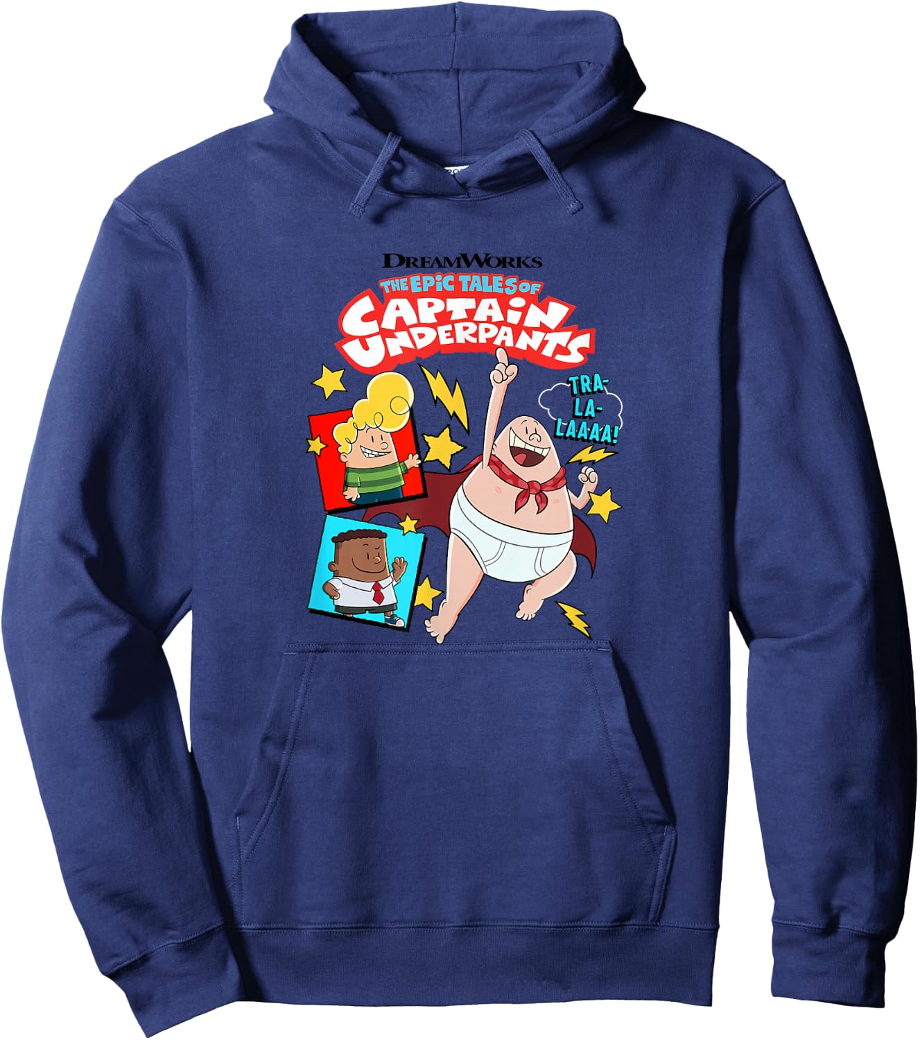 Captain Underpants TRA-LA-LAAAA! Hoodie - Hoodie | Navy