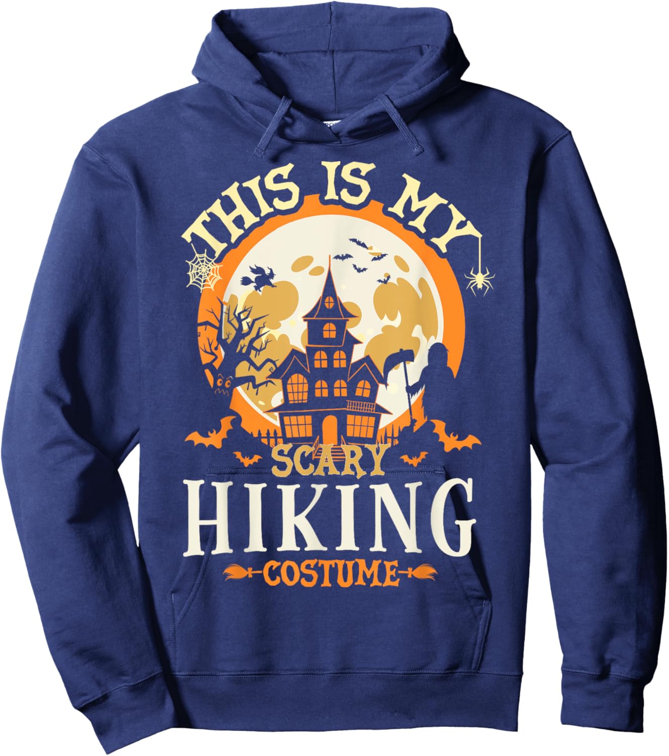 Matching My Scary Hiking Halloween Costume Hoodie - Hoodie | Navy