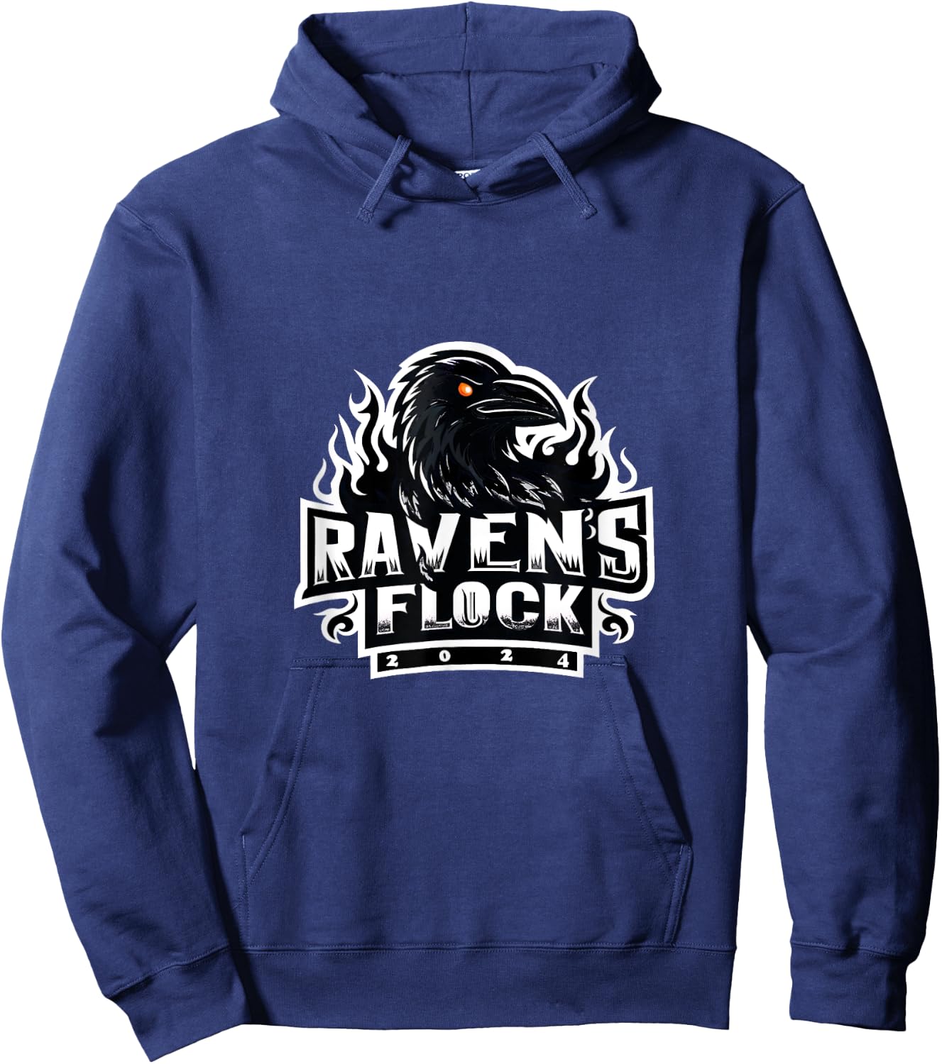 Ravens Flock Hoodie - Hoodie | Navy