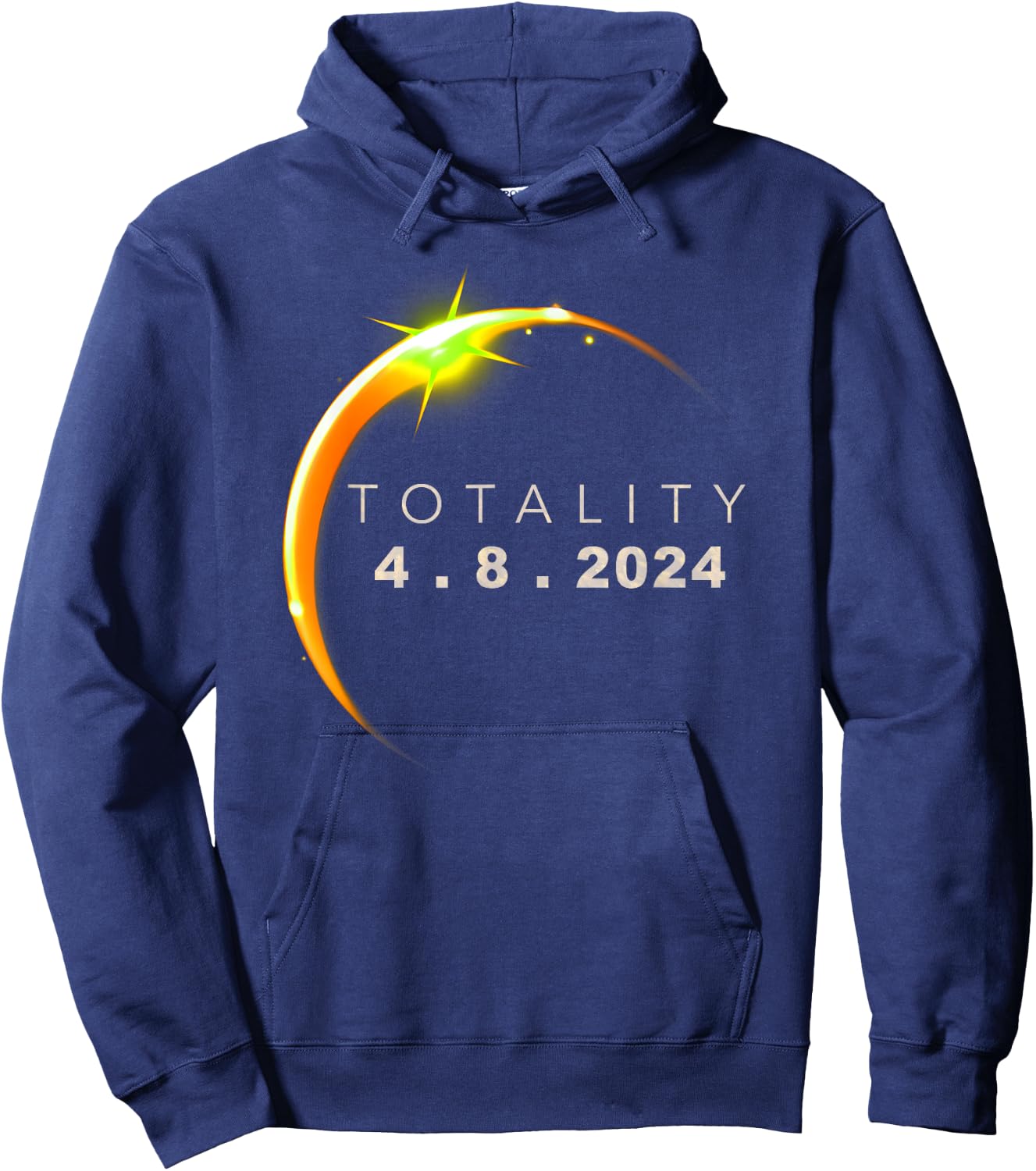 Total Solar 2024 Eclipse Hoodie - Hoodie | Navy