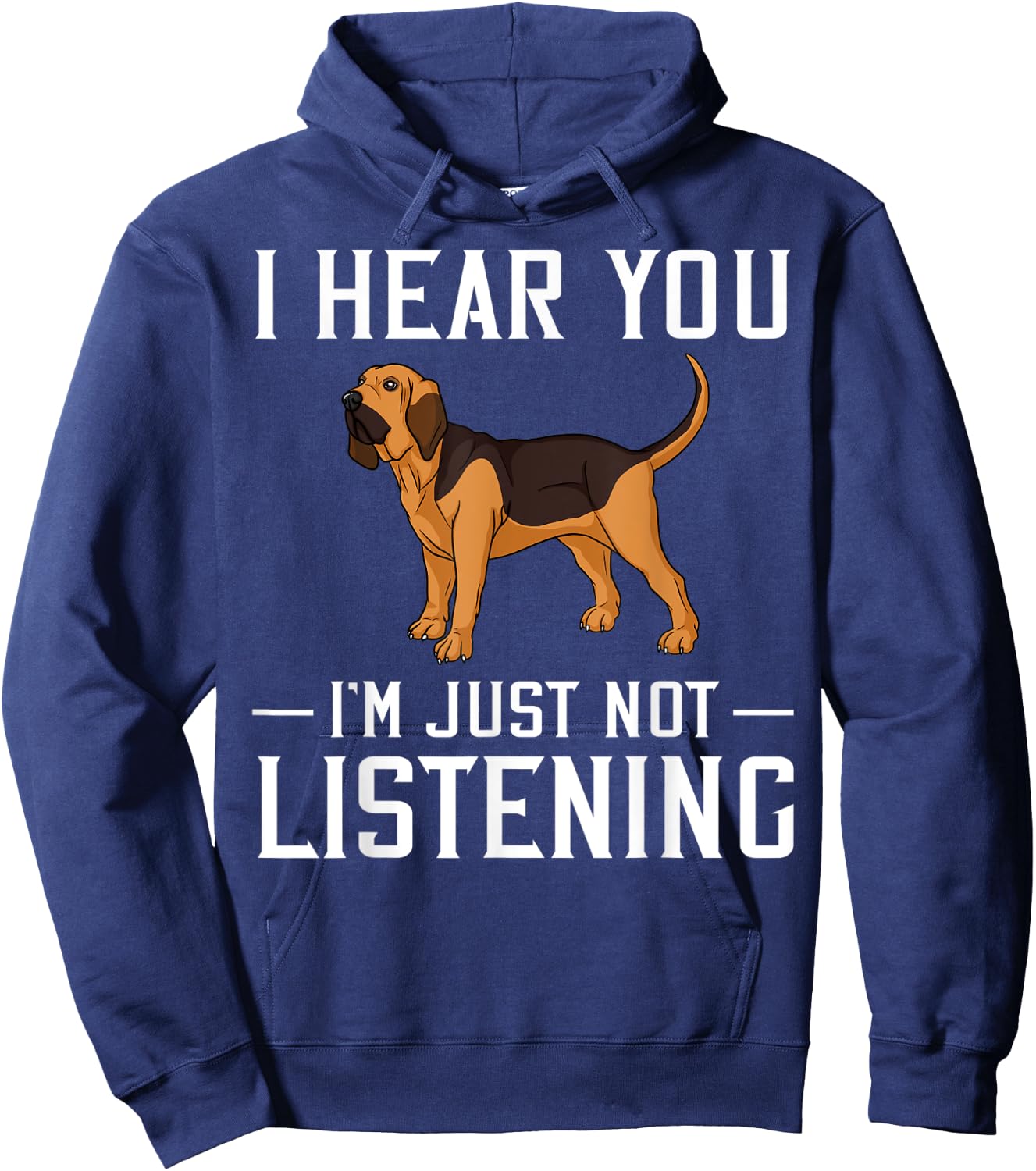 Bloodhound Dog Puppies Owner Lover Hoodie - Hoodie | Navy