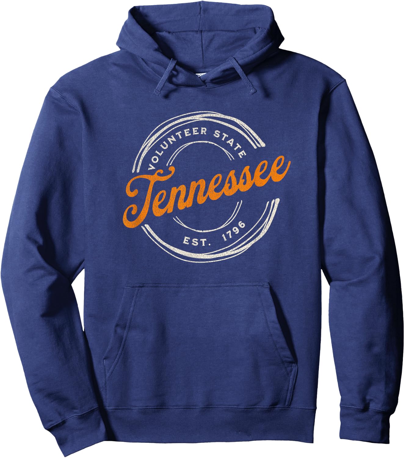 Retro Tennessee Volunteer State Hoodie - Hoodie | Navy
