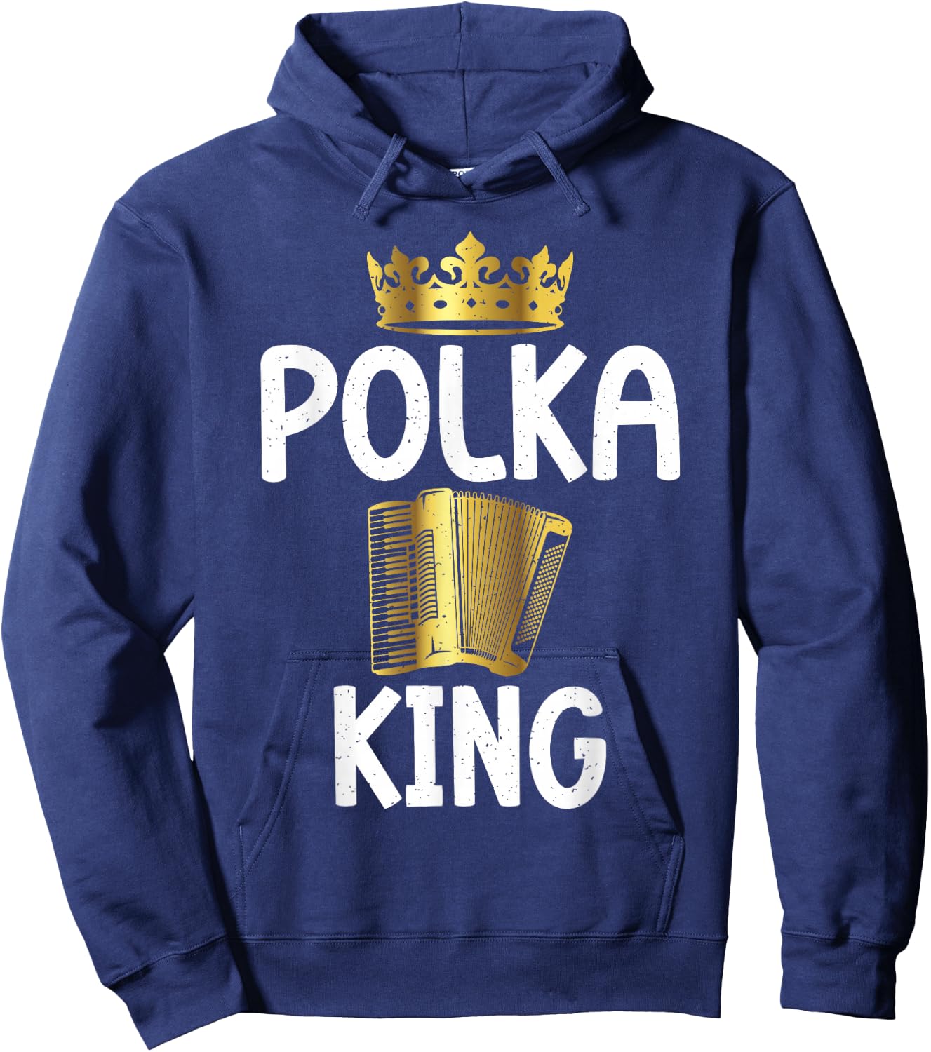 Polka King Polish Polka Hoodie - Hoodie | Navy