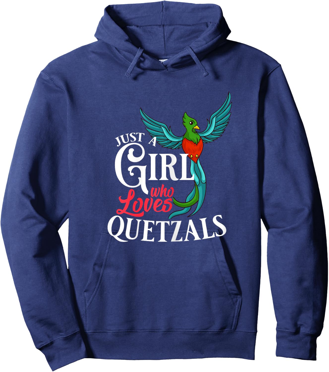 Quetzal Bird Guatemala Feathers Animal Hoodie - Hoodie | Navy