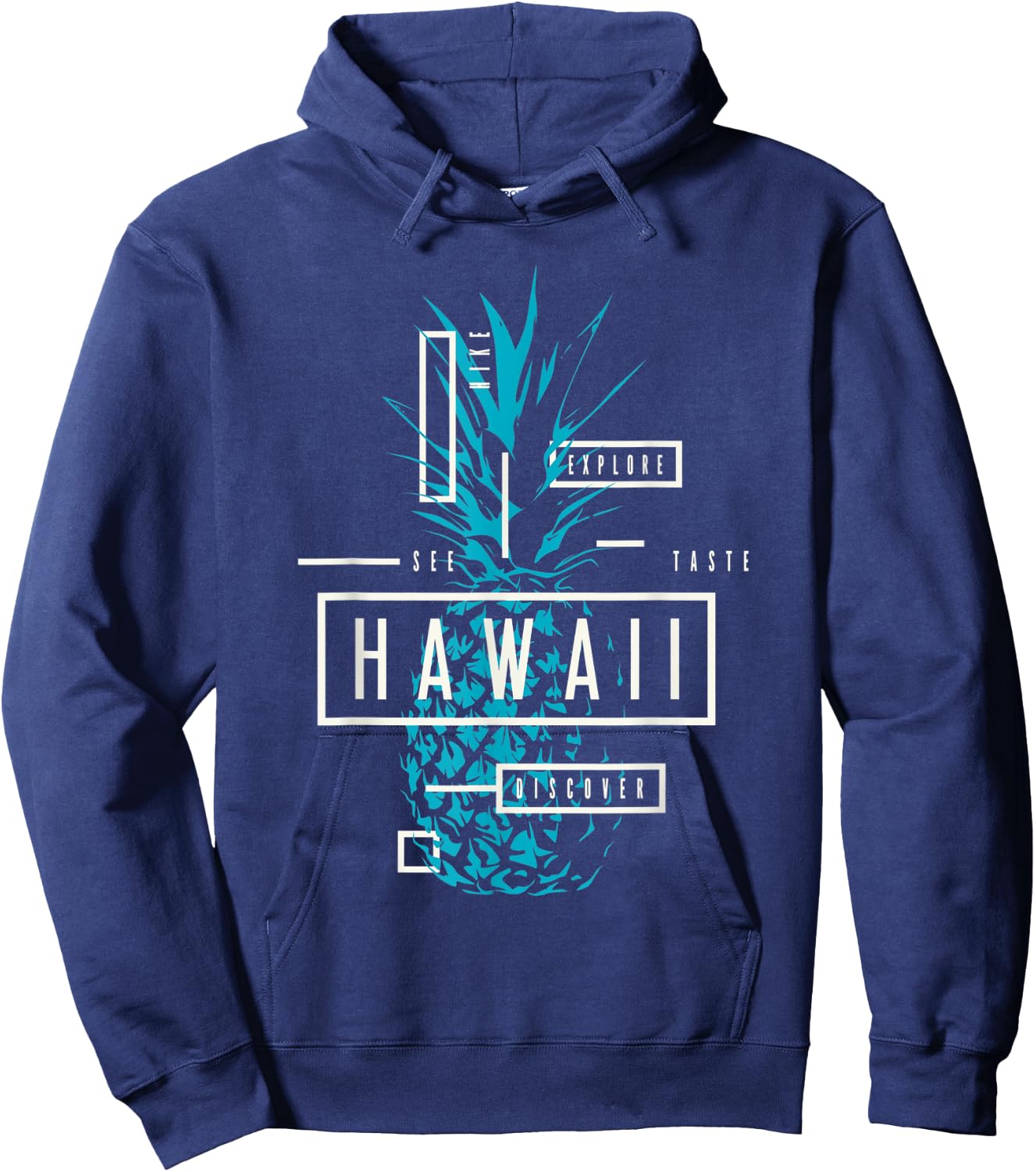 Hawaii Paradise Graphic Novelty & Cool Designs Hoodie - Hoodie | Navy